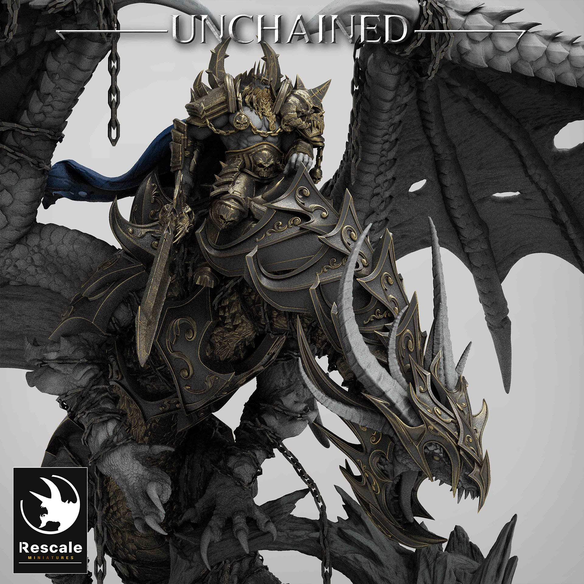 Dragon from the Unchained I series by Rescale Miniatures