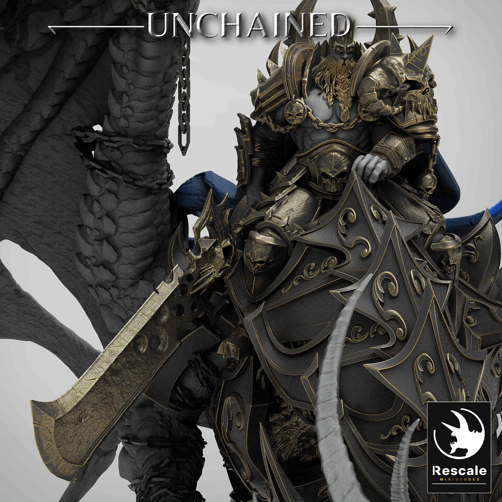 Dragon from the Unchained I series by Rescale Miniatures