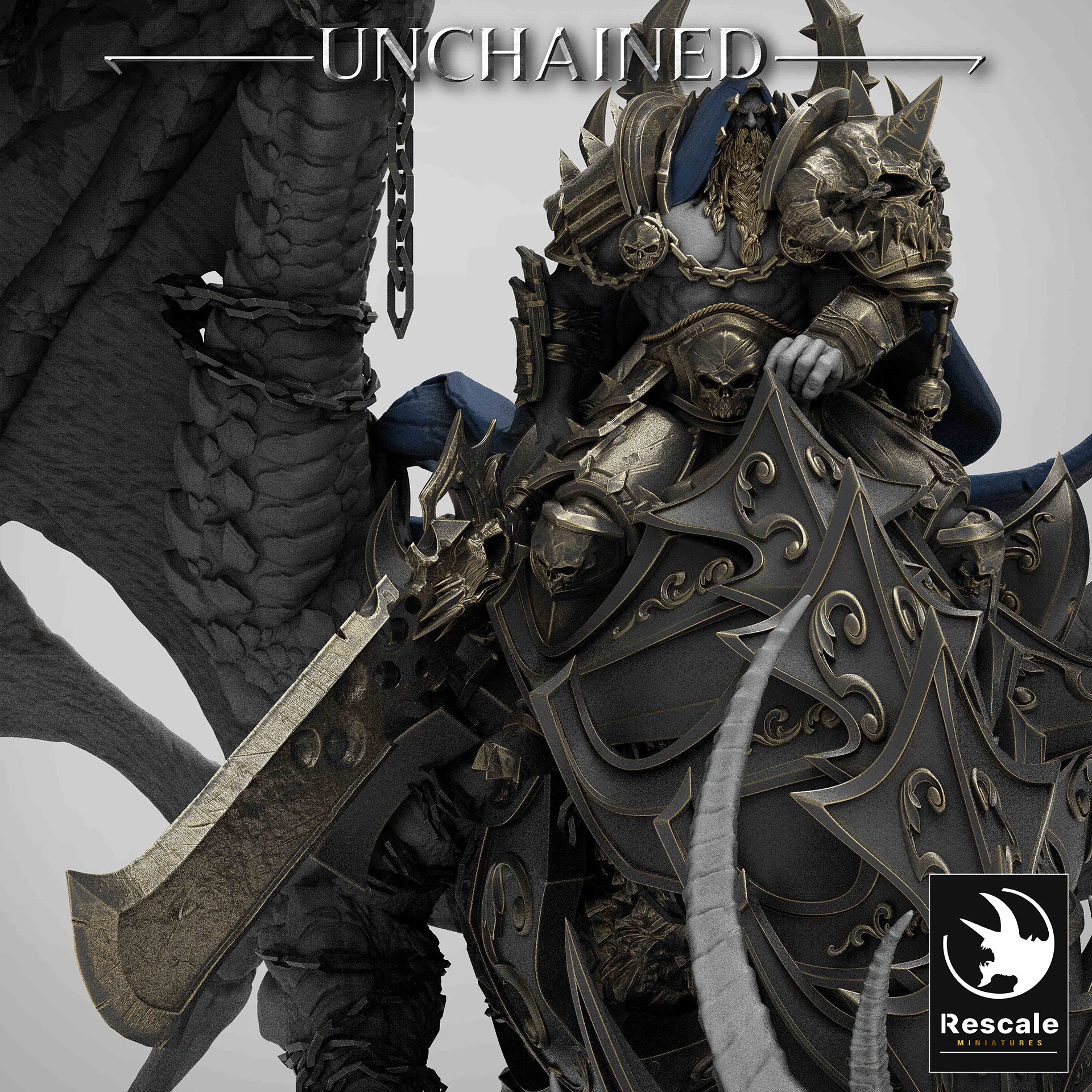 Dragon from the Unchained I series by Rescale Miniatures