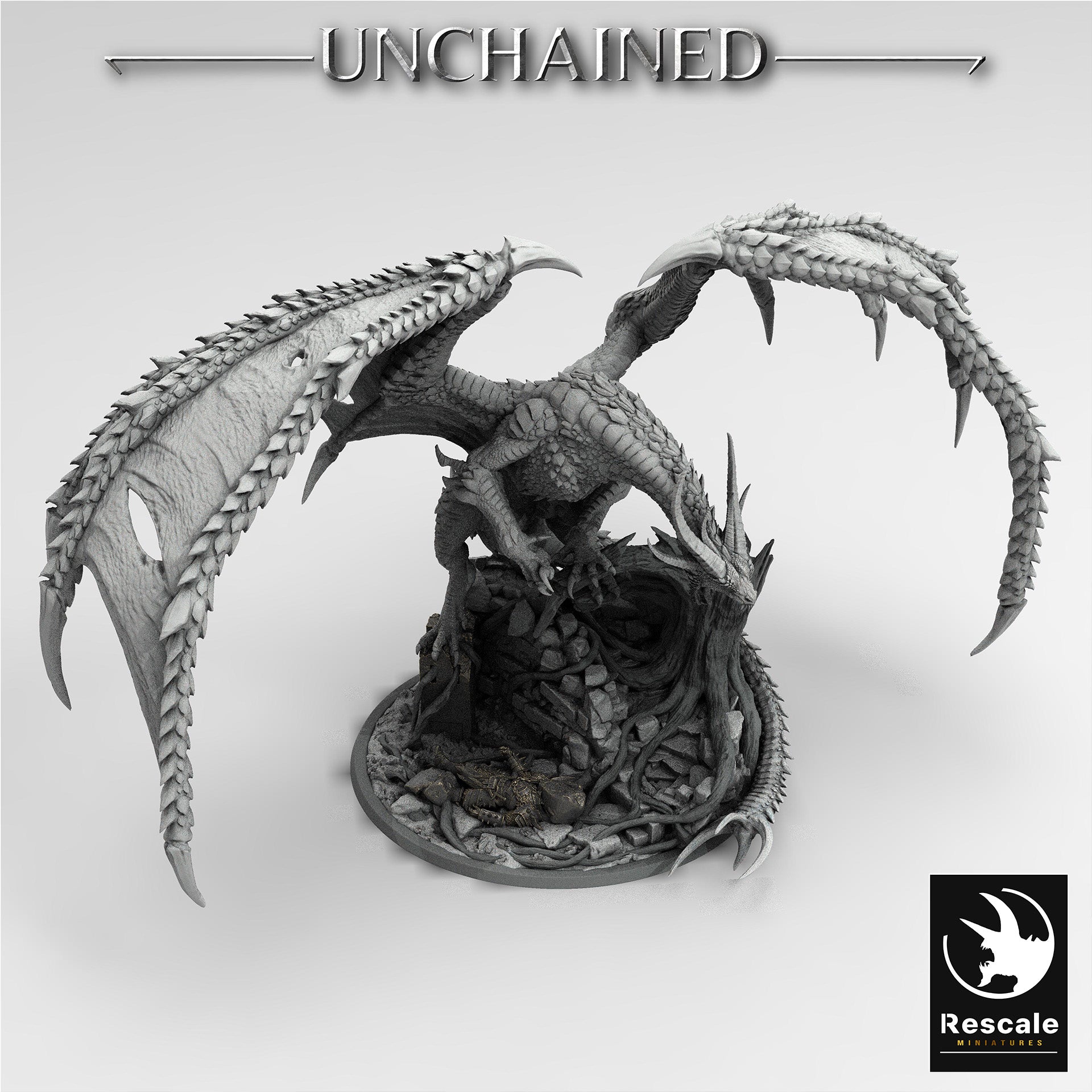 Dragon from the Unchained I series by Rescale Miniatures