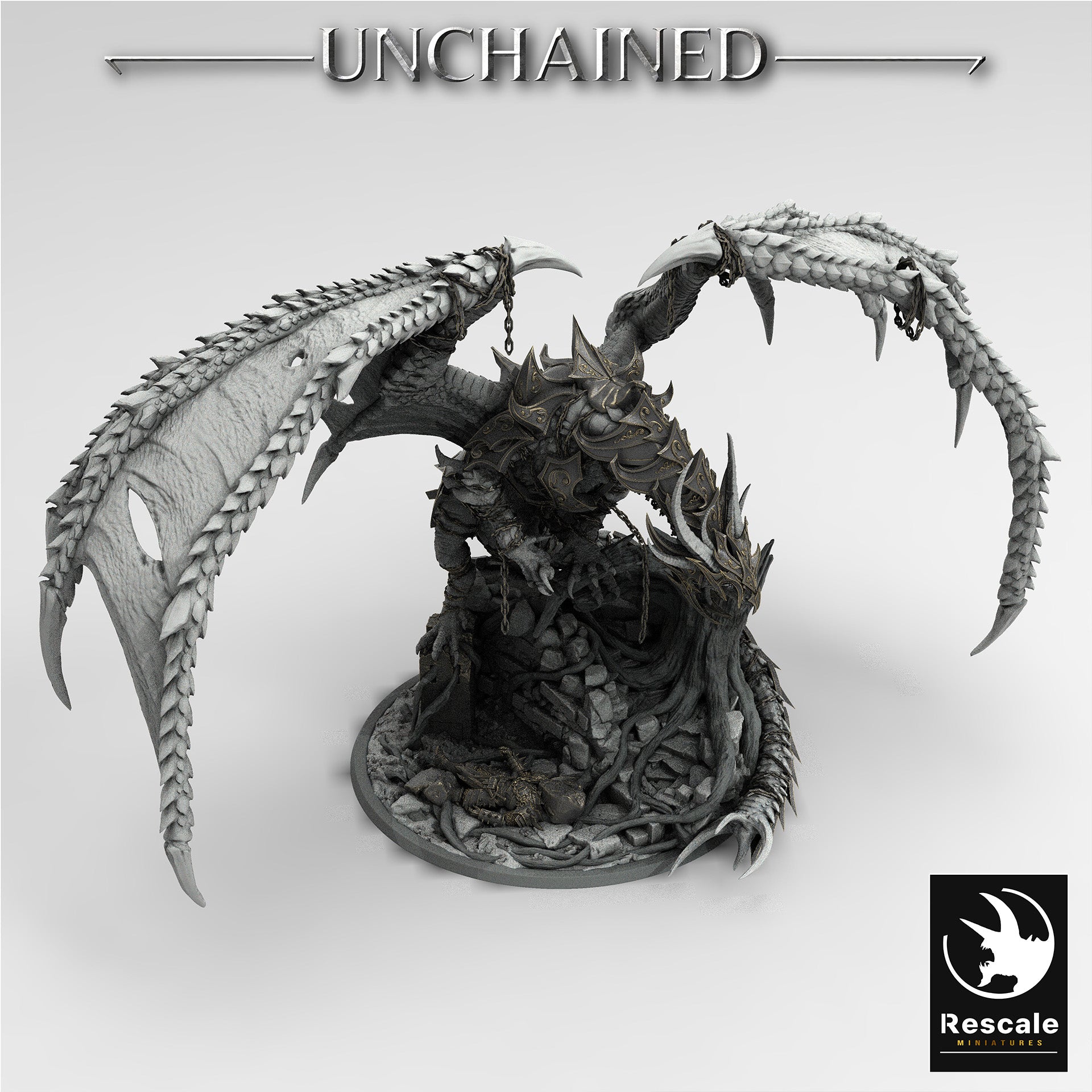 Dragon from the Unchained I series by Rescale Miniatures