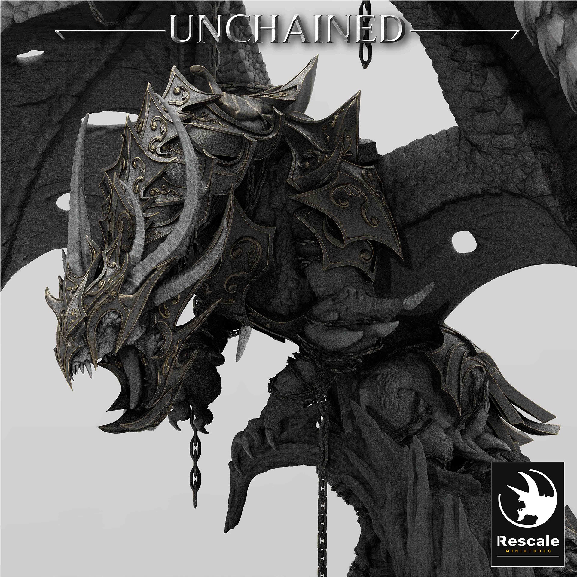 Dragon from the Unchained I series by Rescale Miniatures