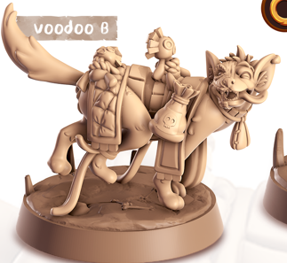 Hyena - Scavengers - Lena - Animal Companions by Cornelia - Cast n Play