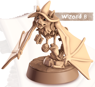 Bat - Flyers - Vatt - Animal Companions by Cornelia - Cast n Play