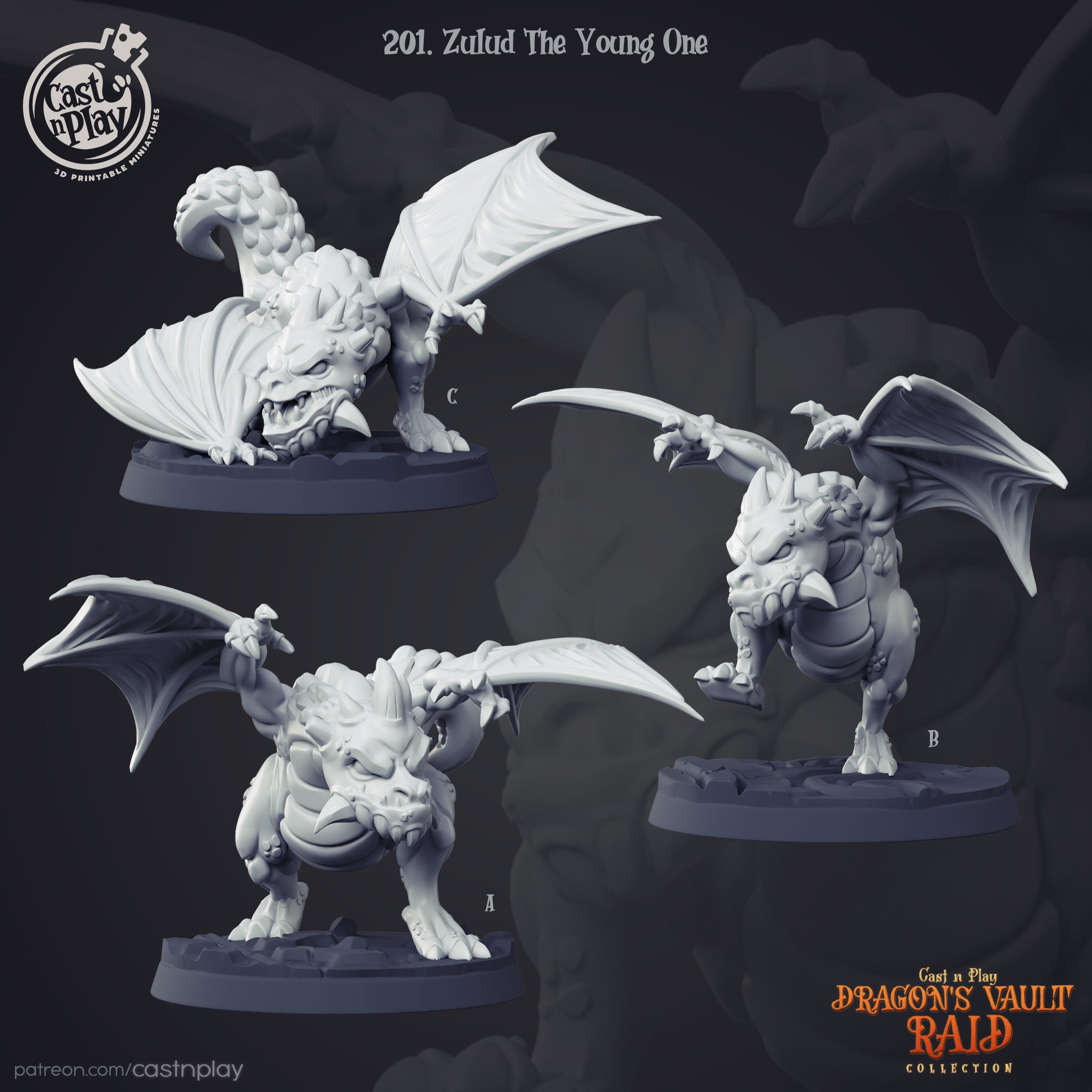 Zulud the Young One - aus der Reihe Dragons Vault Raids von Cast n Play