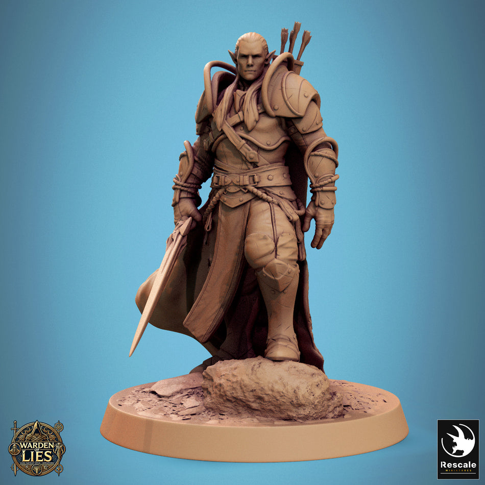 Moon Elf Sentinel - aus der Reihe Warden of Lies von Rescale Miniatures