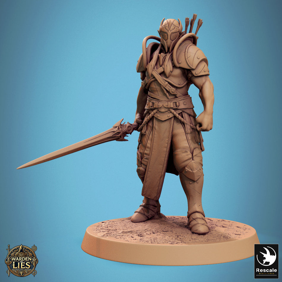 Moon Elf Sentinel - aus der Reihe Warden of Lies von Rescale Miniatures