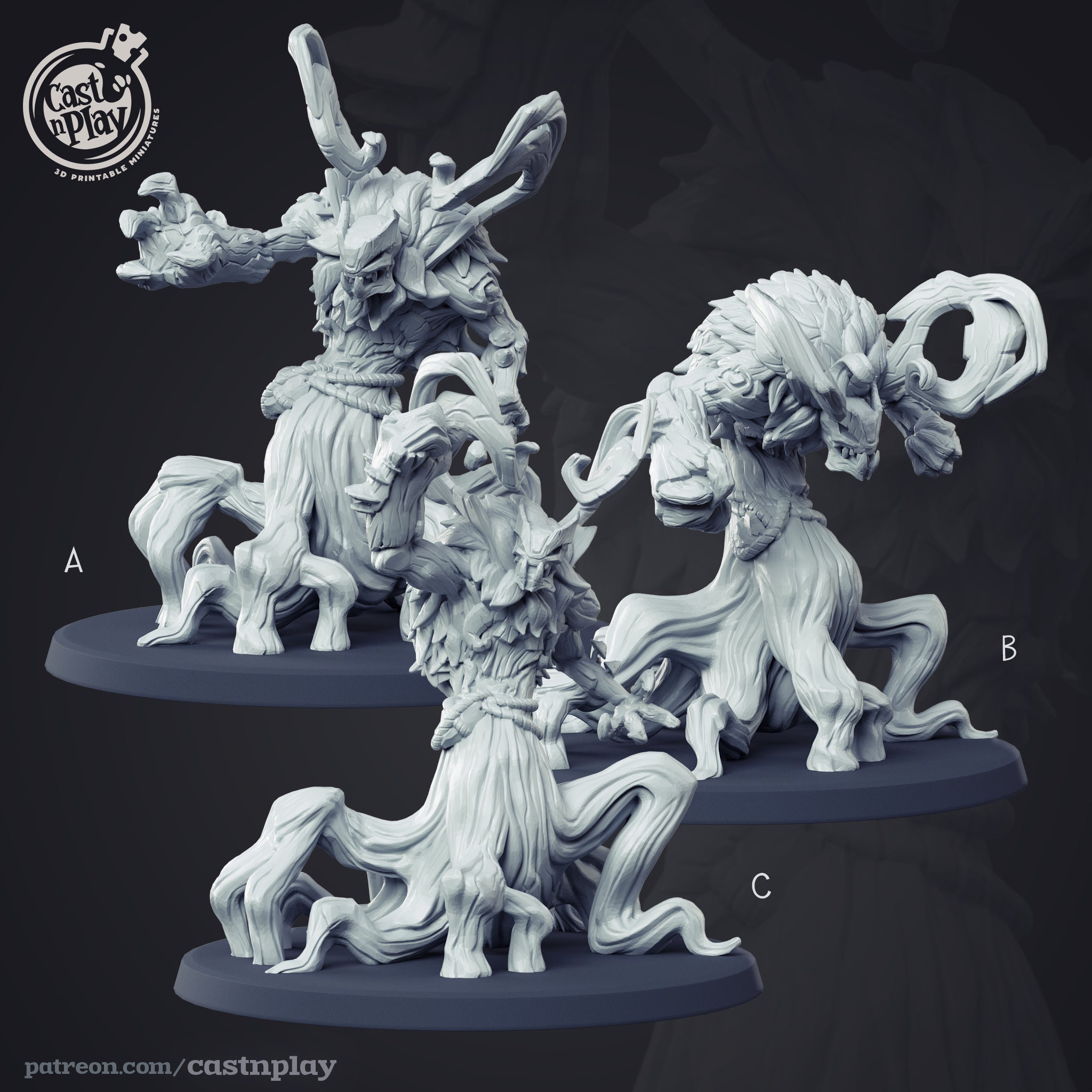 Armored Warbeast - from the Verdant Hideout series by Cast n Play