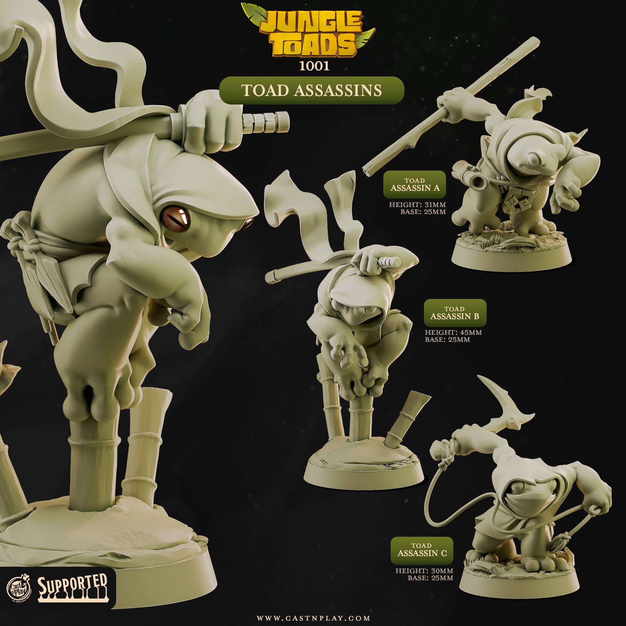 Owlfolk Allies – de la série Woodland Heroes de Cast n Play