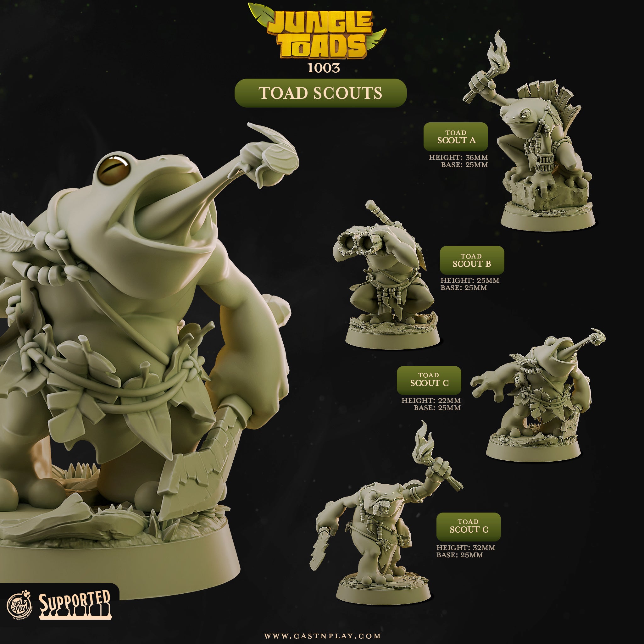 Owlfolk Allies – de la série Woodland Heroes de Cast n Play