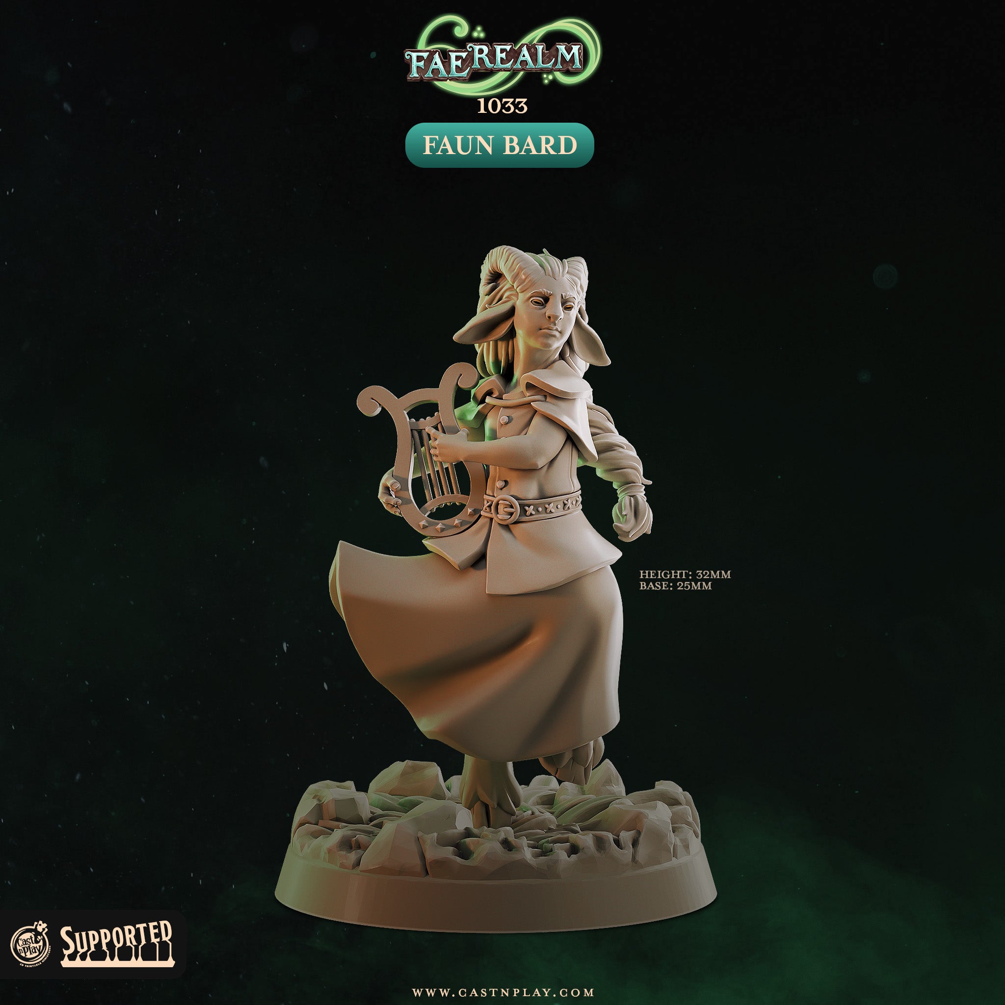 Faun Bard - aus der Reihe Fae Realm von Cast n Play