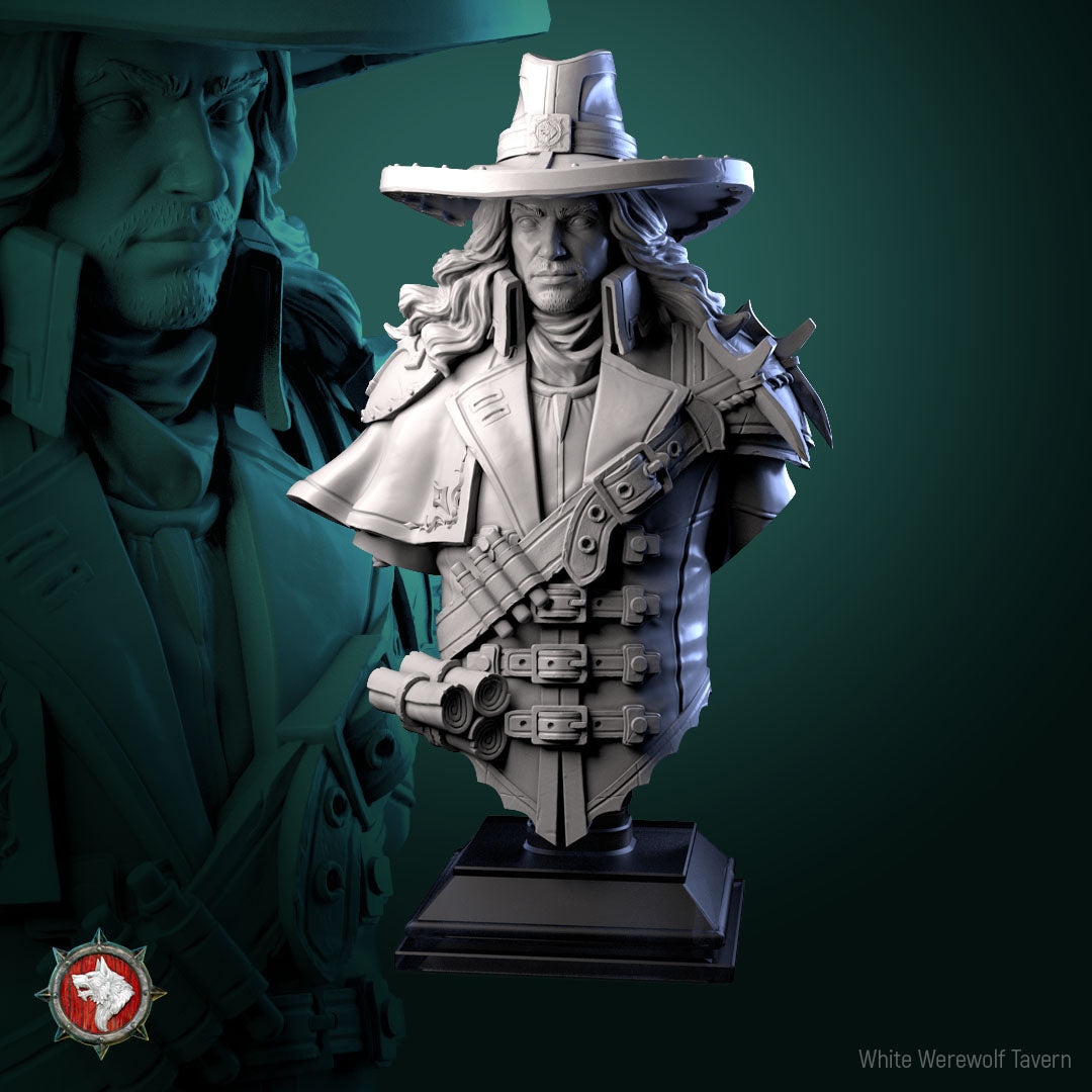 Gabriel, chasseur de vampires - Buste de la taverne du loup-garou blanc
