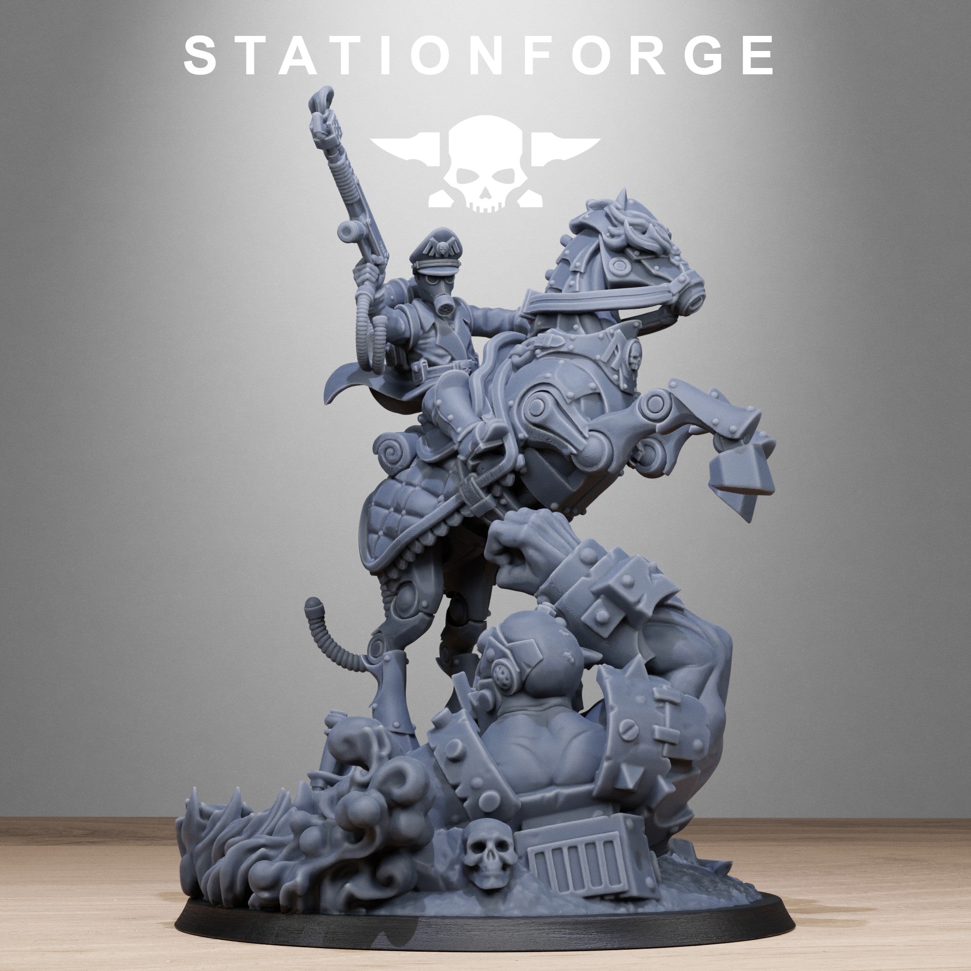 Grim Guard Officer Horseman - Station Forge