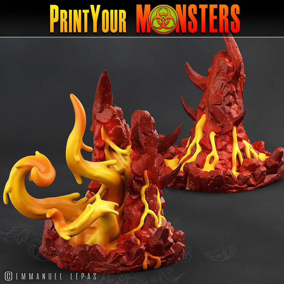 Infernal Magma Ropers - Magma Pack - Print Your Monsters