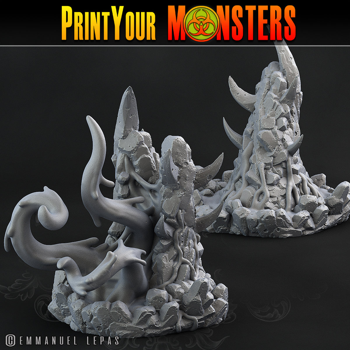 Infernal Magma Ropers - Magma Pack - Print Your Monsters