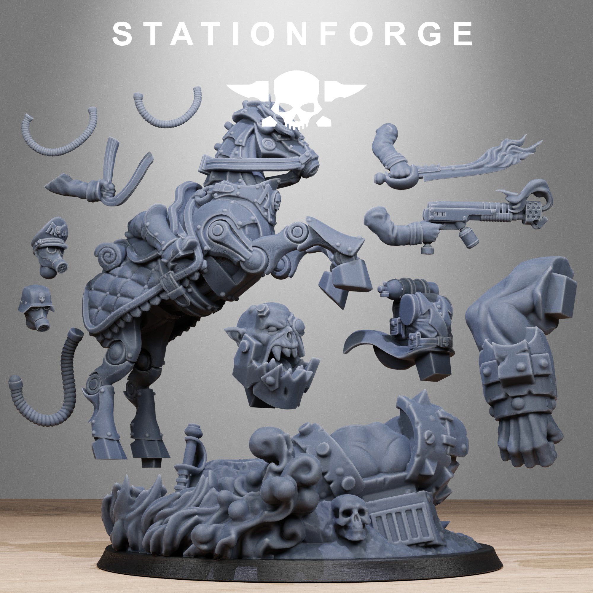 Grim Guard Officer Horseman - Station Forge