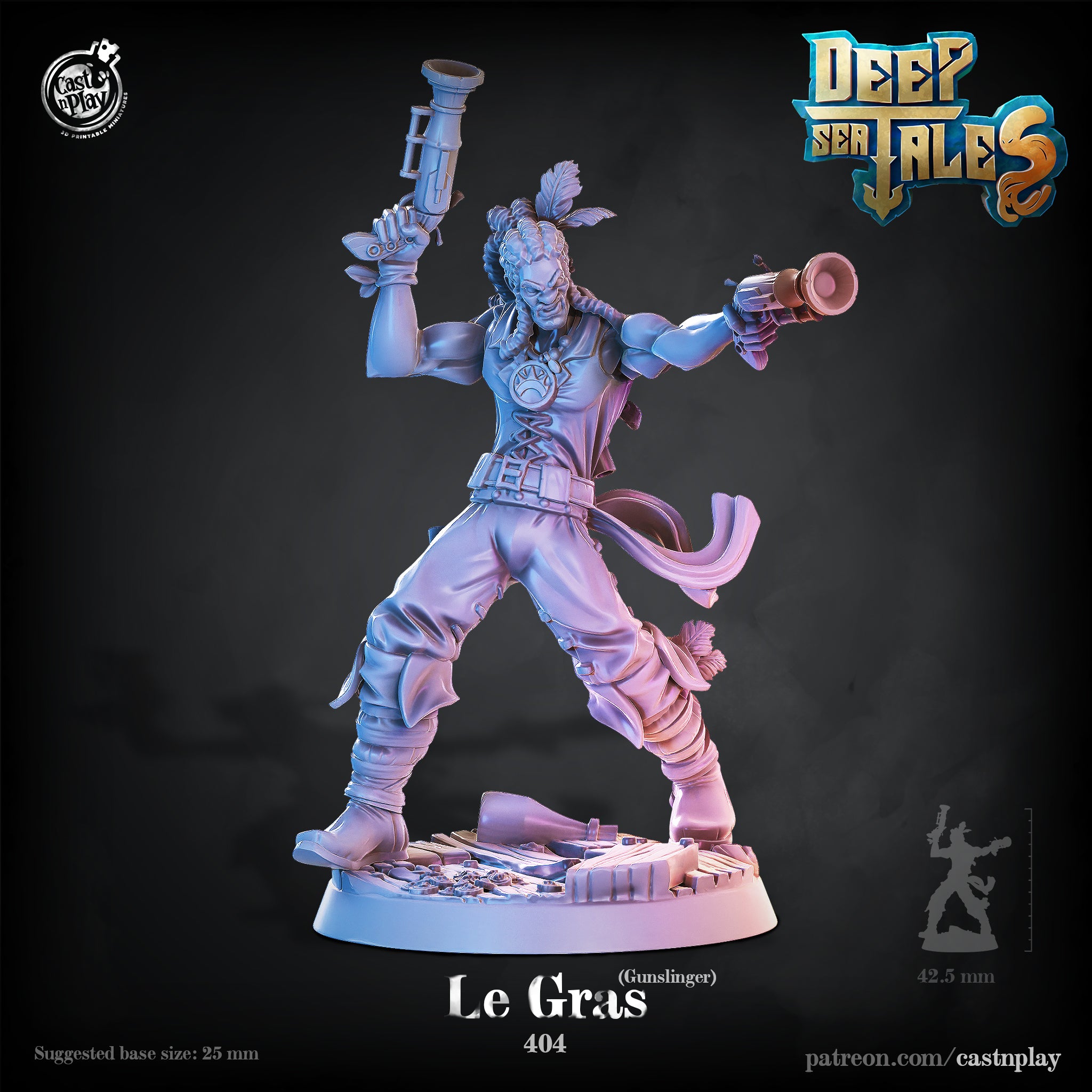 Captain Sir Gawan - from the Deep Sea Tales series by Cast n Play