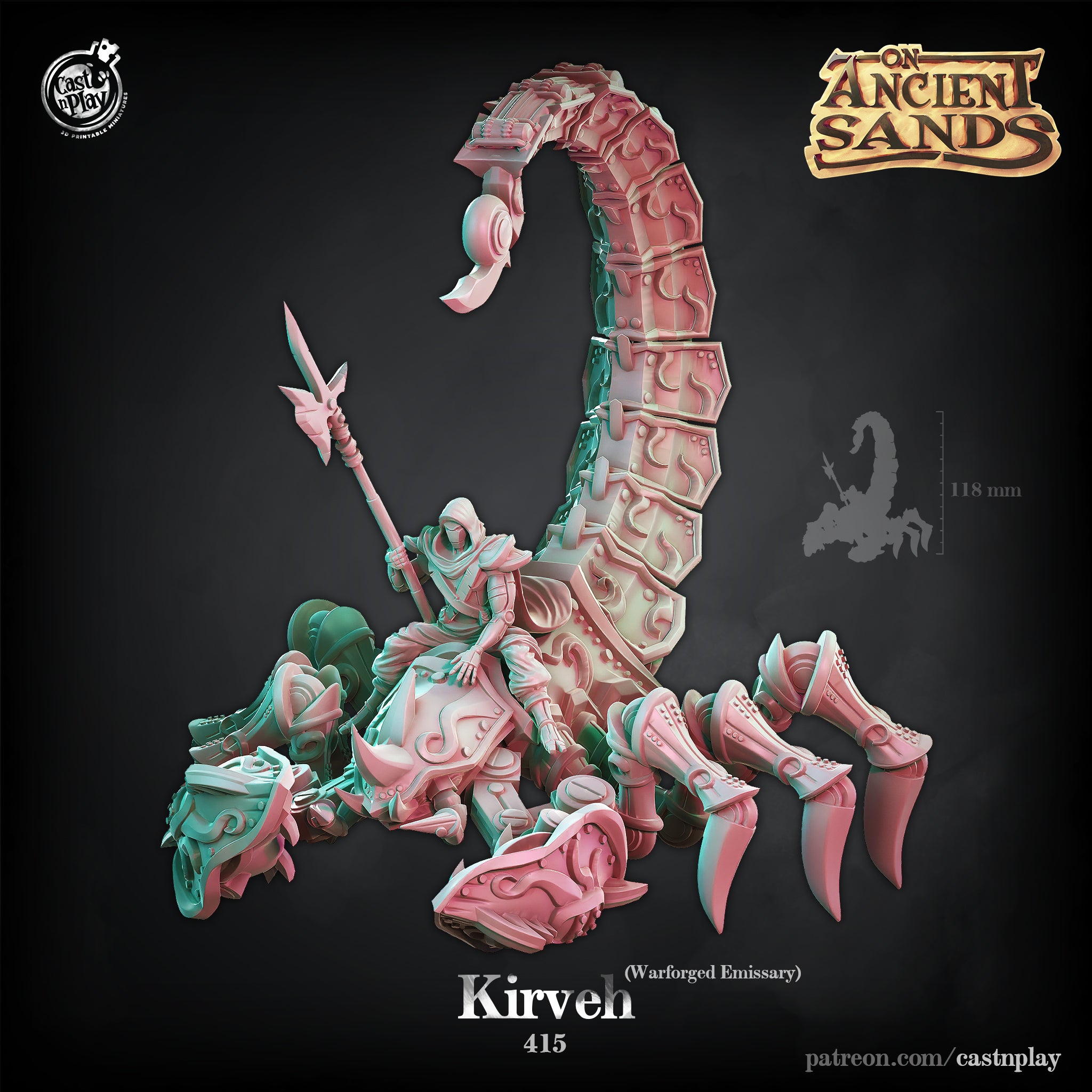Kirveh Warforged Emissary – de la série On Ancient Sands de Cast n Play