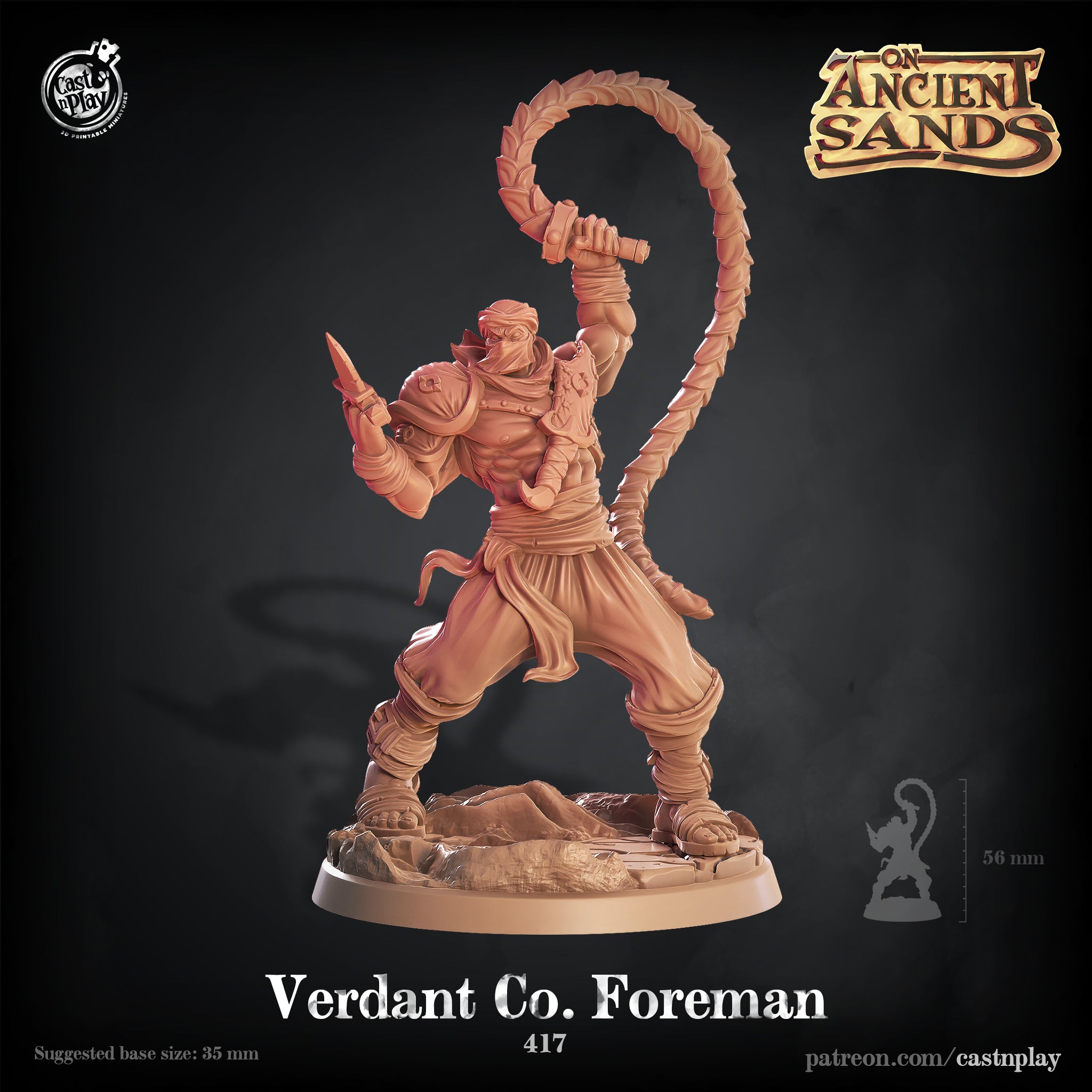 Contremaître du comté de Verdant – de la série On Ancient Sands de Cast n Play