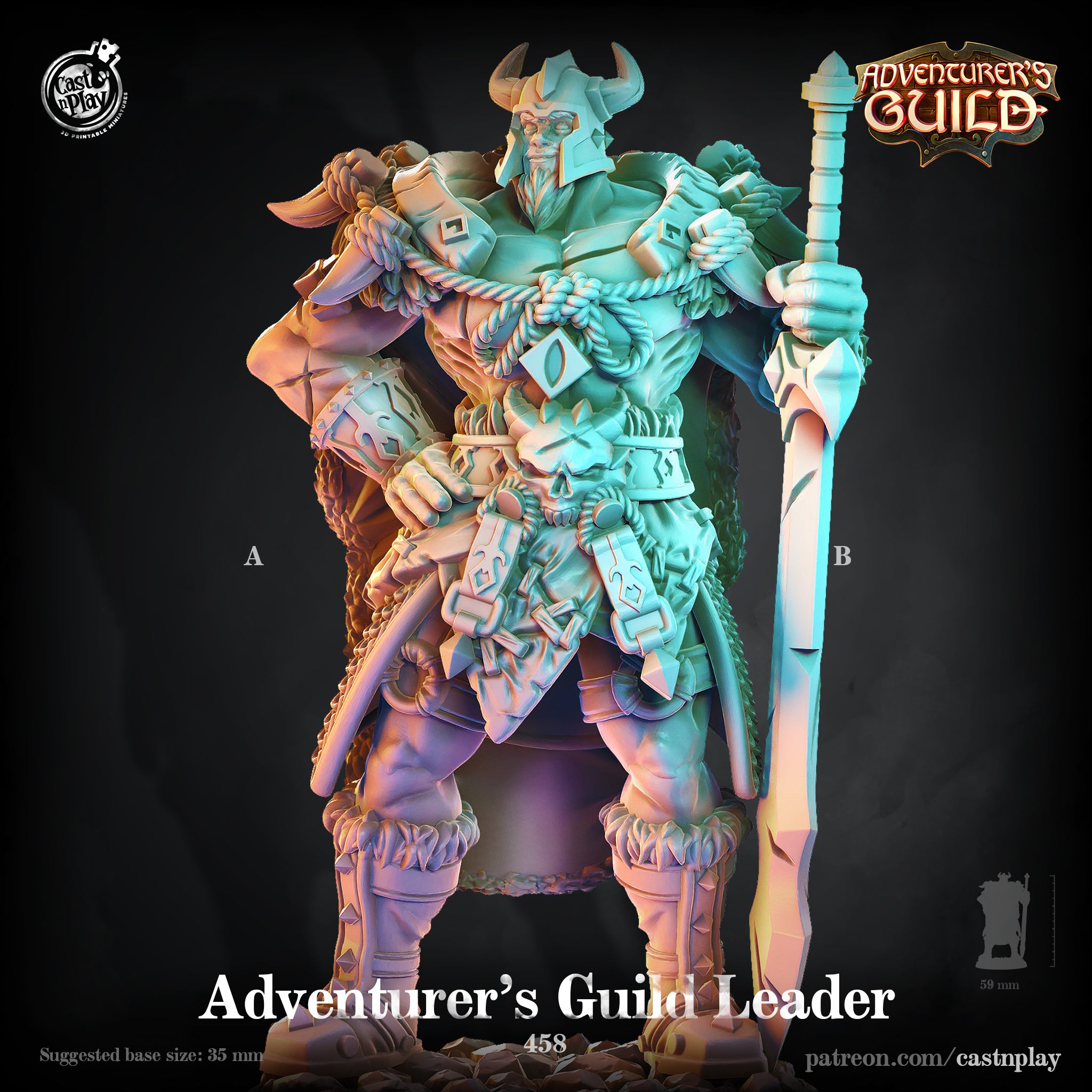 Armored Warbeast - from the Verdant Hideout series by Cast n Play