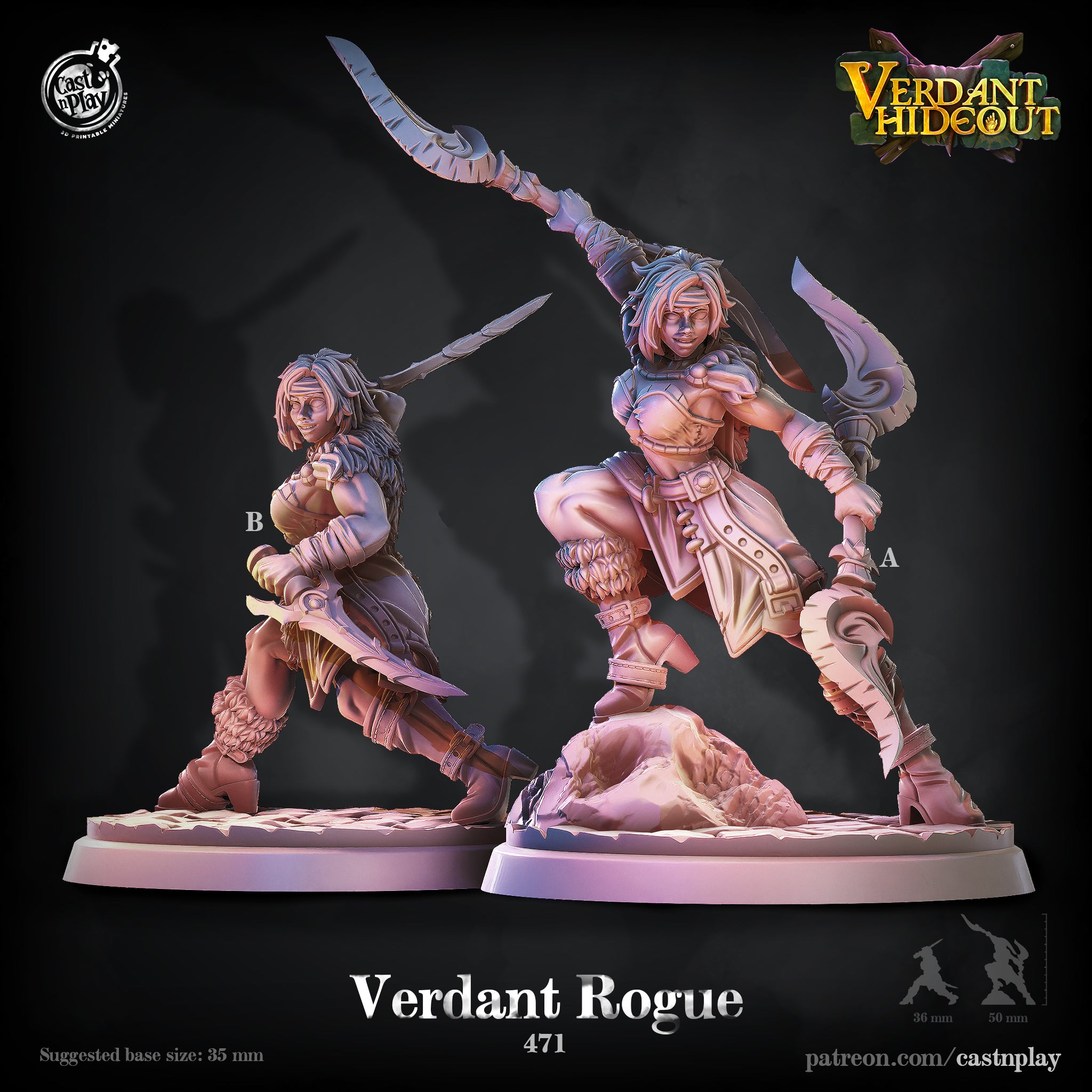 Armored Warbeast - de la série Verdant Hideout de Cast n Play