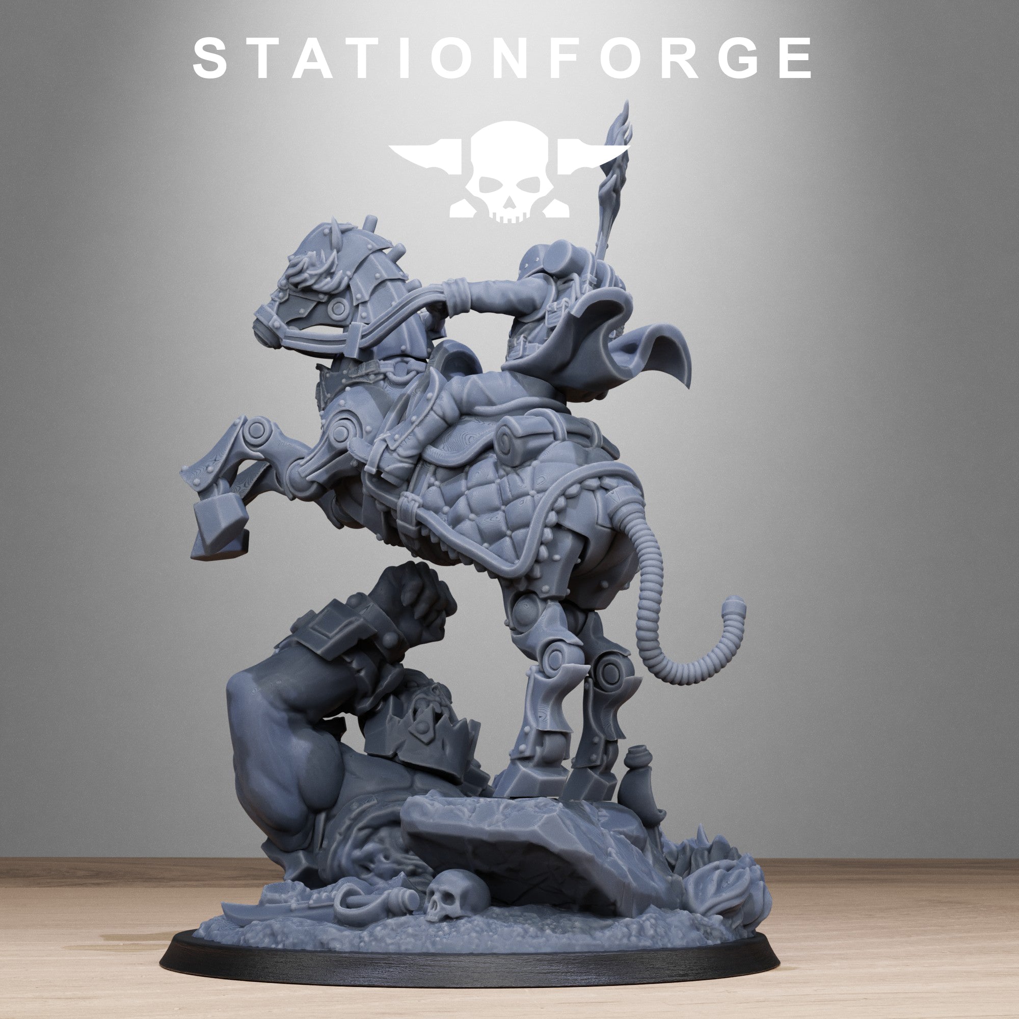 Grim Guard Officer Horseman - Station Forge