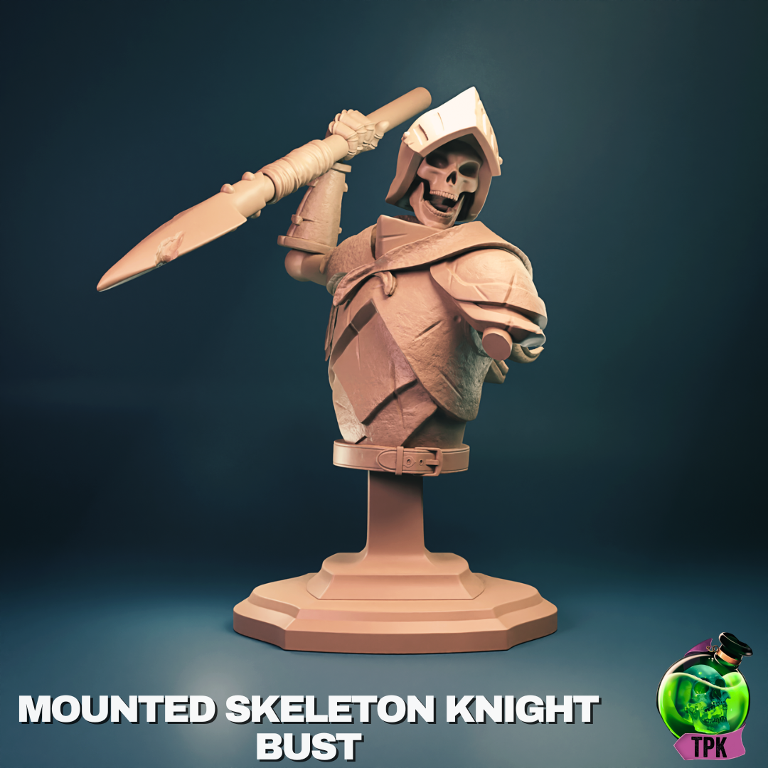 Mounted Skeleton Knight - Bust von TPK Lab