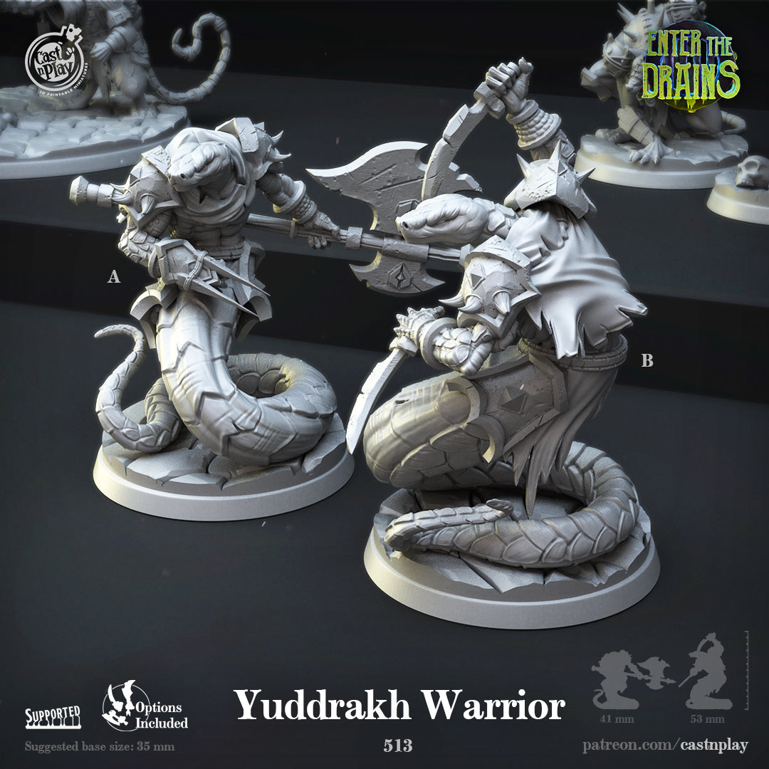 Yuddrakh Warrior - aus der Reihe Enter the Drains von Cast n Play