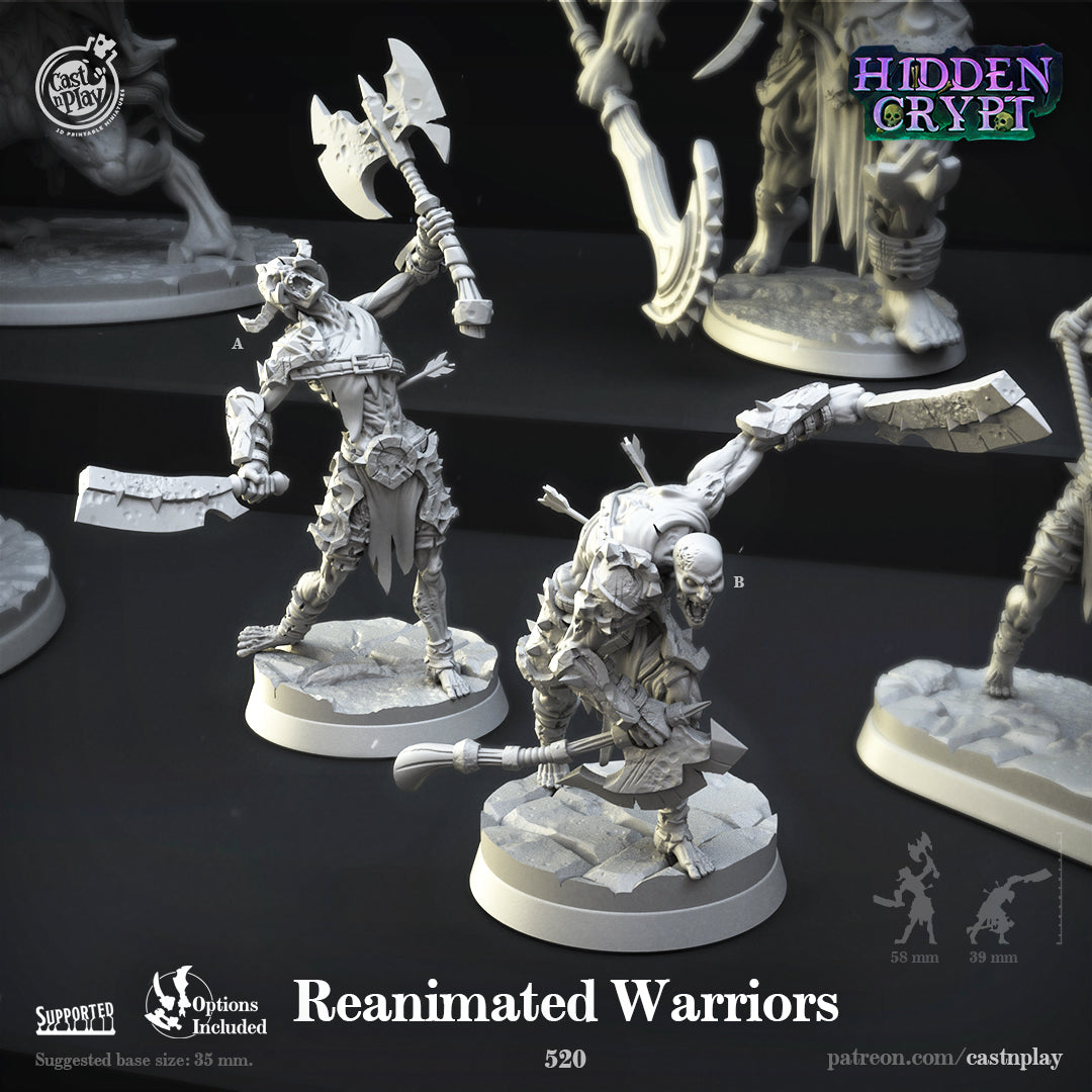 Reanimated Warriors - Hidden Crypt - Cast n Play