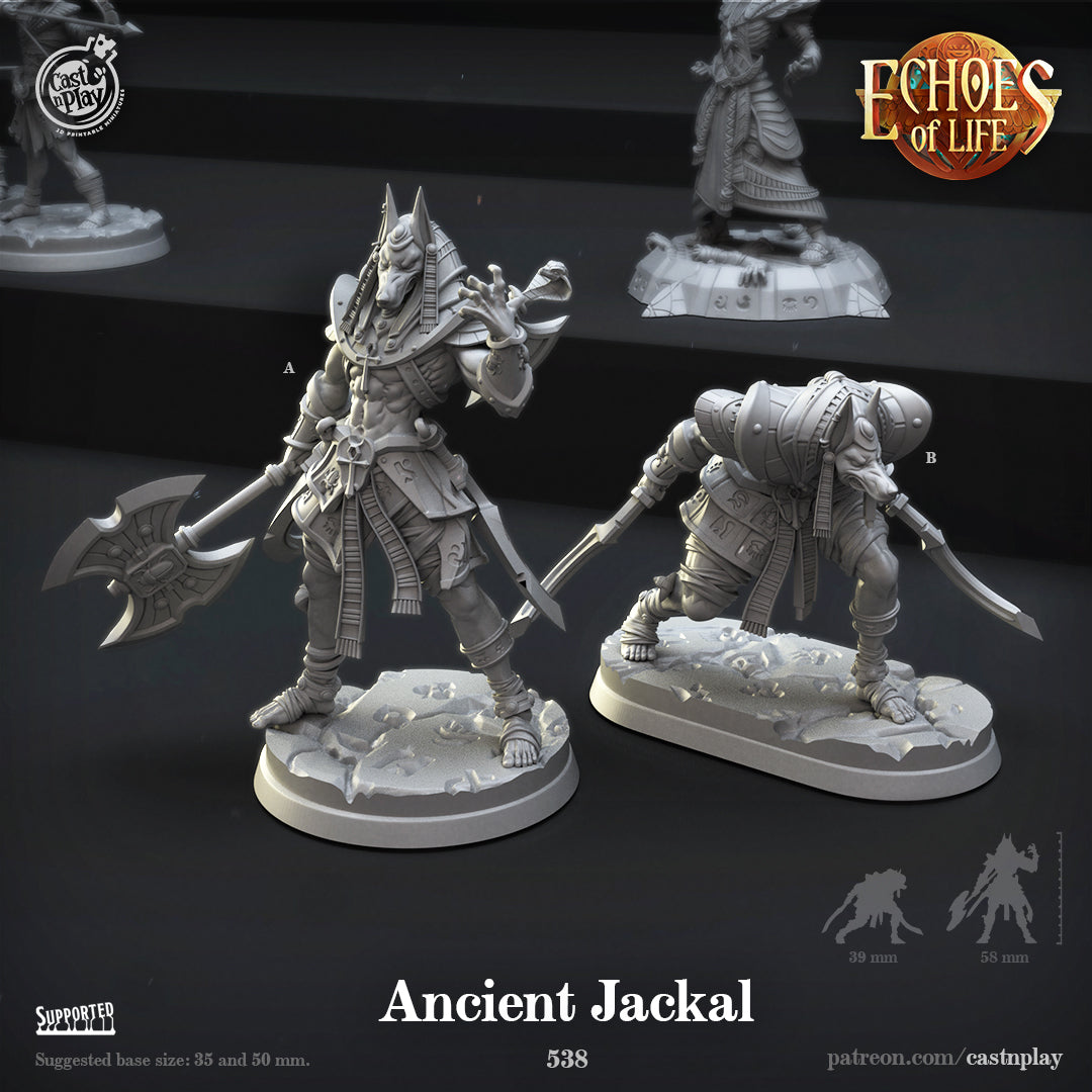 Ancient Jackal - from the Echoes of Life series by Cast n Play