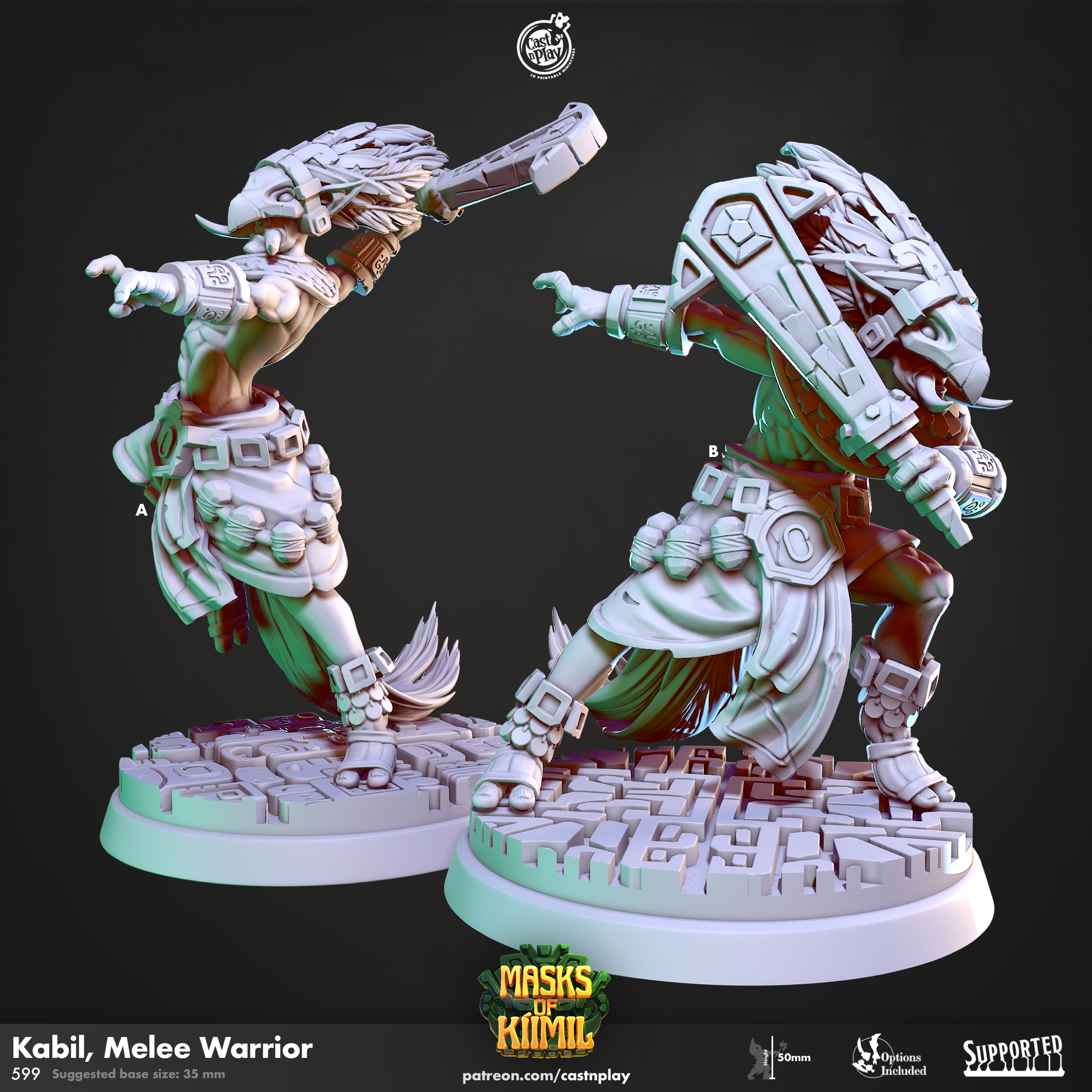 Ikal Followers - de la série Masks of Kiimil de Cast n Play