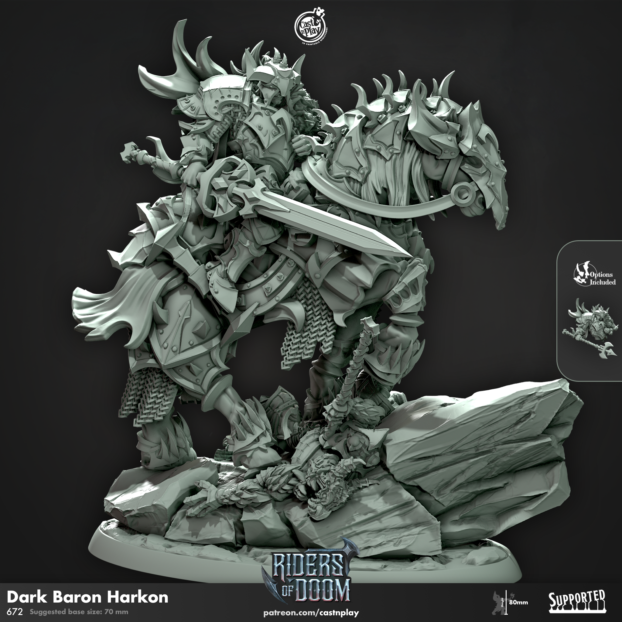 Dark Baron Harkon - aus der Reihe Riders of Doom von Cast n Play