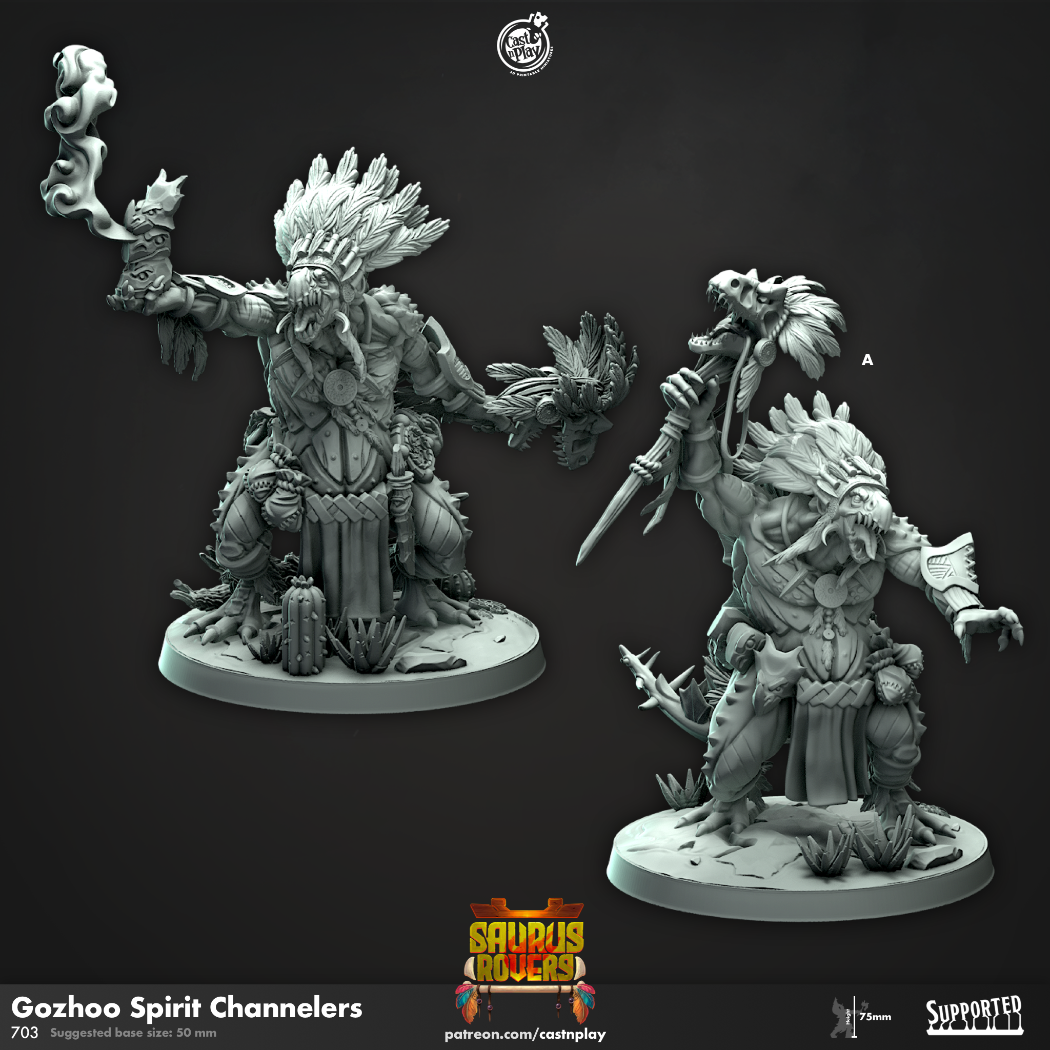 Owlfolk Allies - from the Woodland Heroes series by Cast n Play