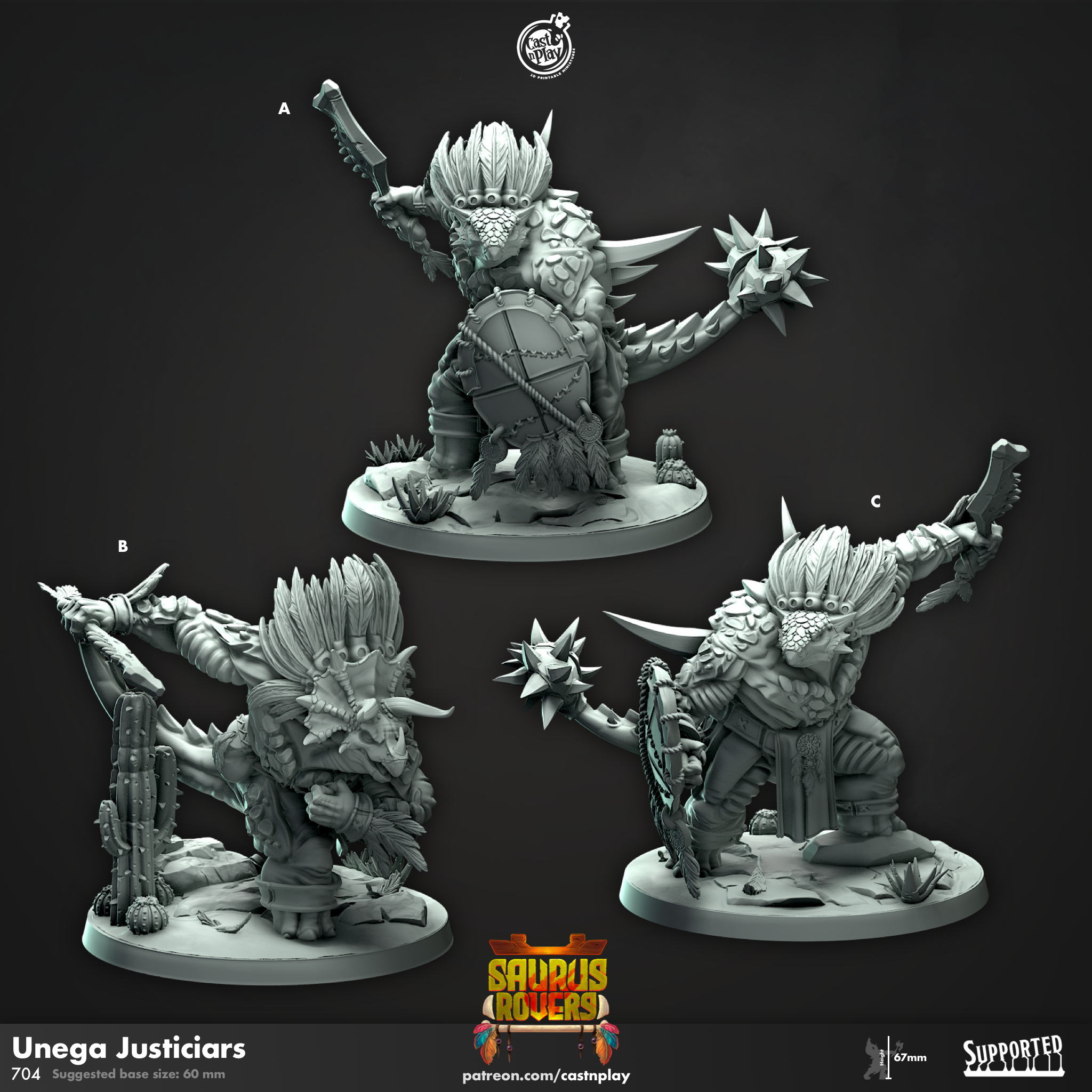 Owlfolk Allies - from the Woodland Heroes series by Cast n Play