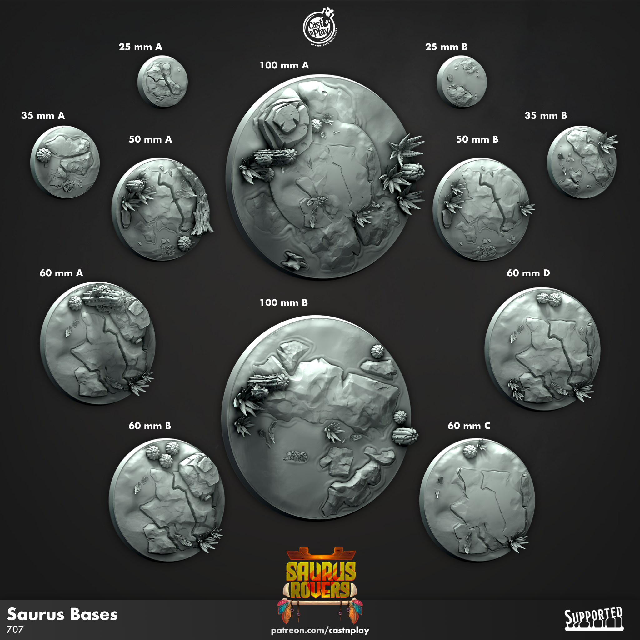 Bard Bases - from the series The Ballad of the Rat Plague by Cast n Play