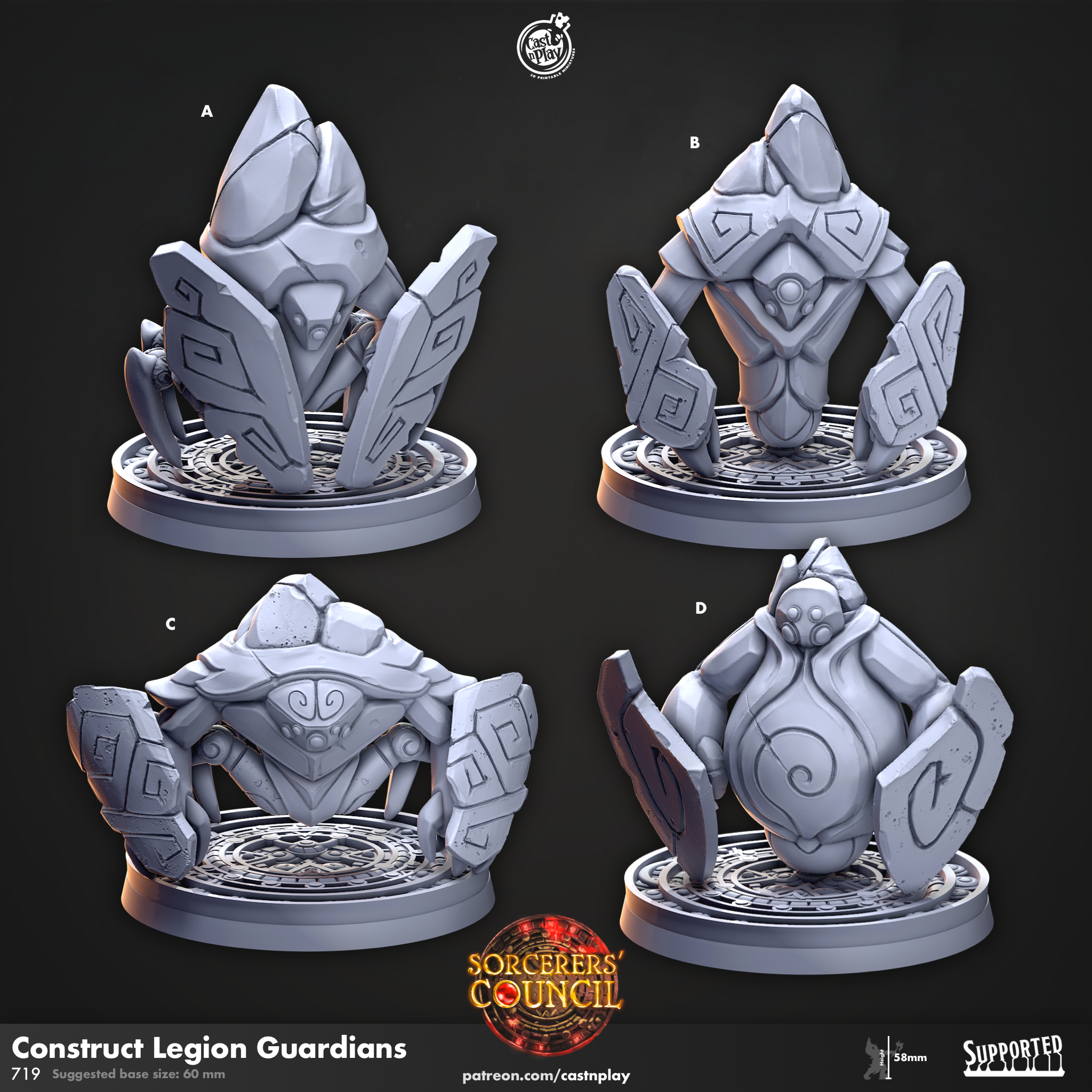 Construct Legion Guardians - Sorcerers Council - Cast n Play