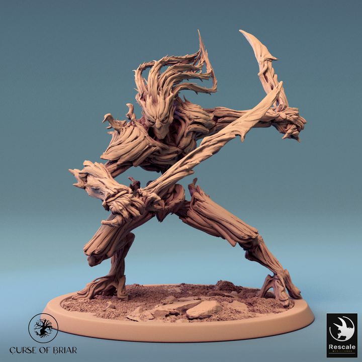 Branchblade Guard aus der Reihe Curse of Briar von Rescale Miniatures