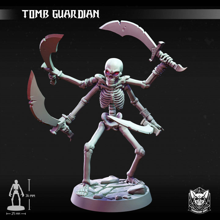 Gardien de tombe squelette - par Dungeon Dog