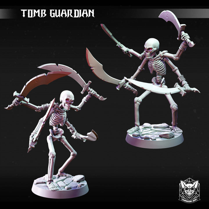 Gardien de tombe squelette - par Dungeon Dog
