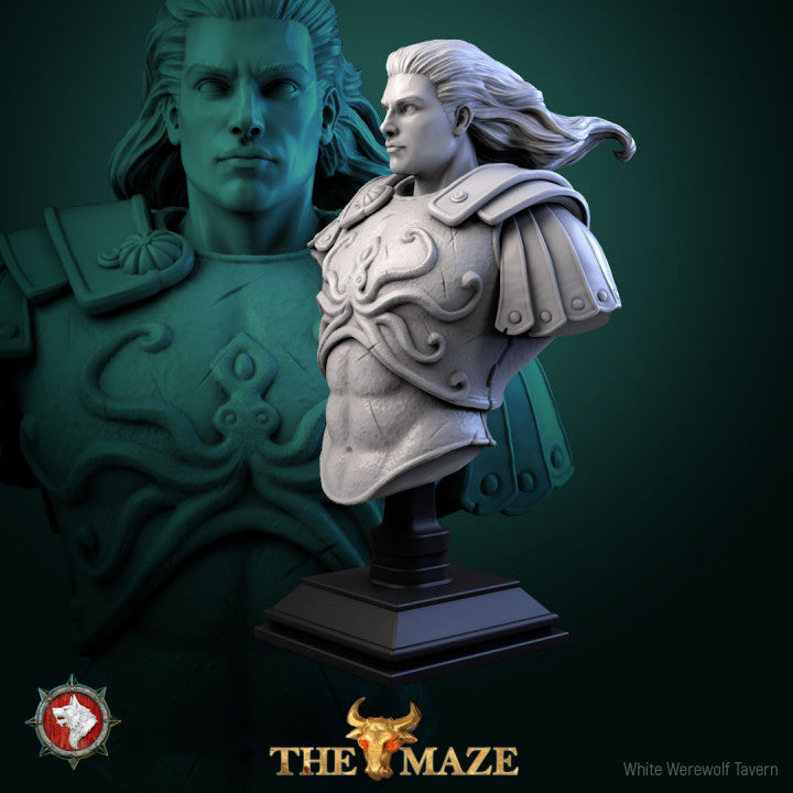 Theseus - Bust aus der Reihe The Maze von White Werewolf Tavern