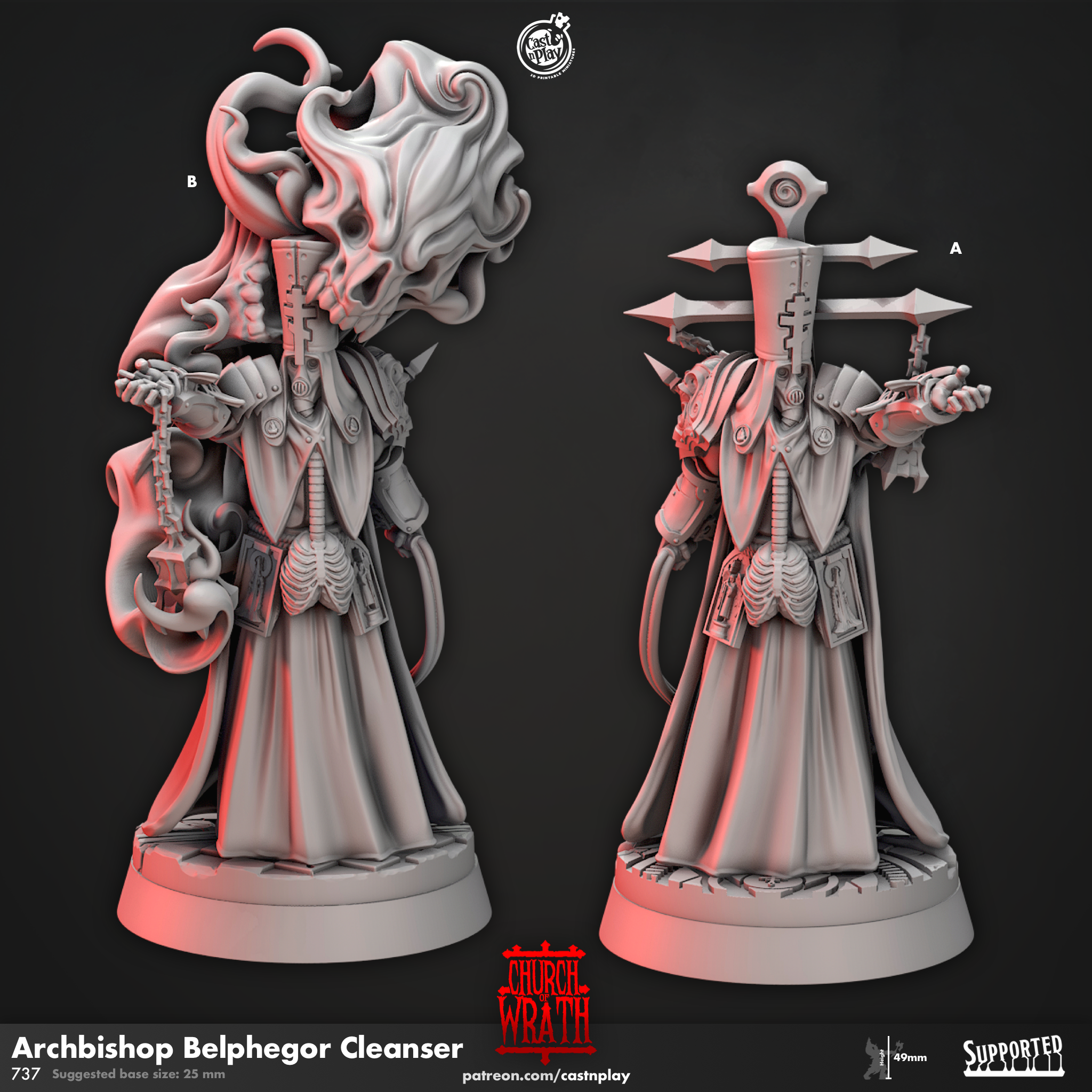 Archbishop Belphegor Cleanser - from the Church Wrath series by Cast n Play