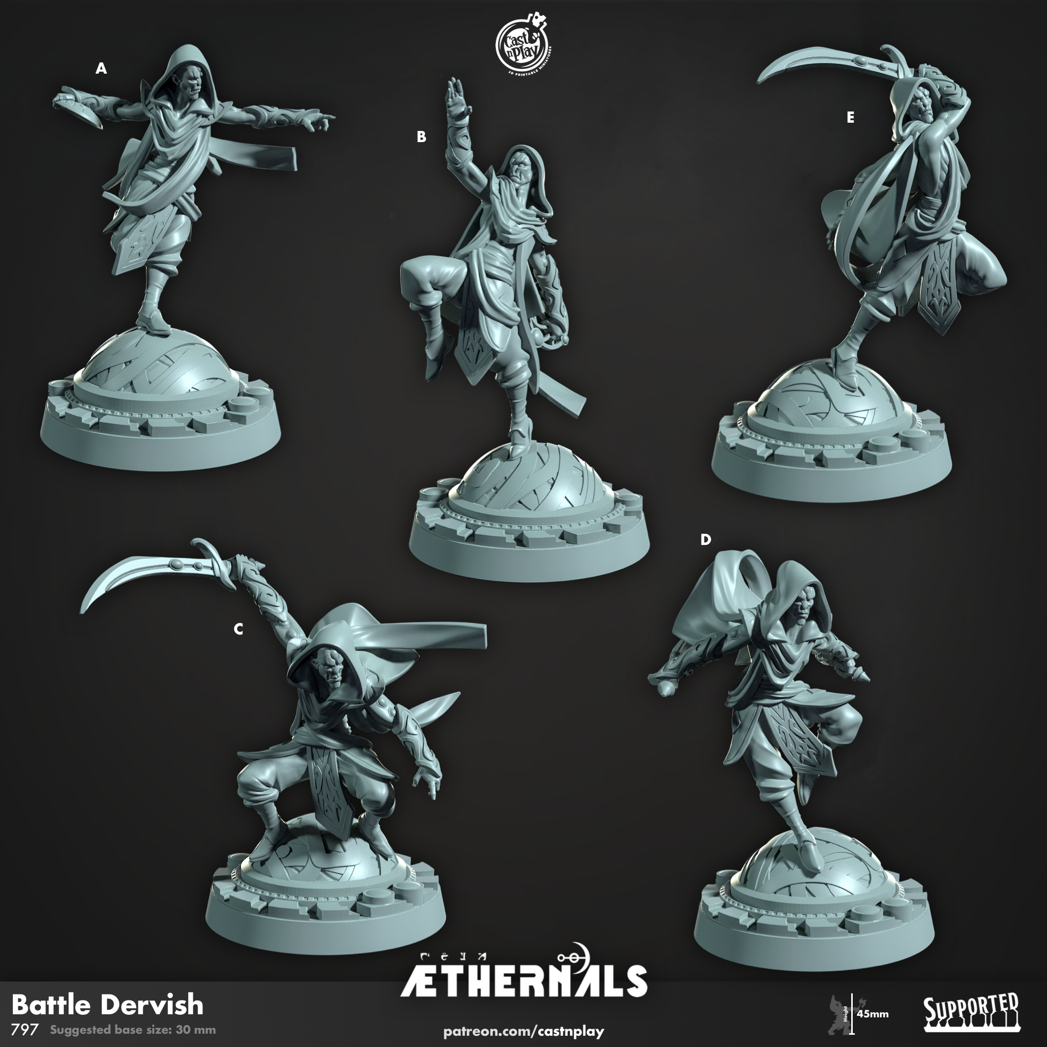 Cymbal Striker Bard - de la série The Ballad of the Rat Plague de Cast n Play