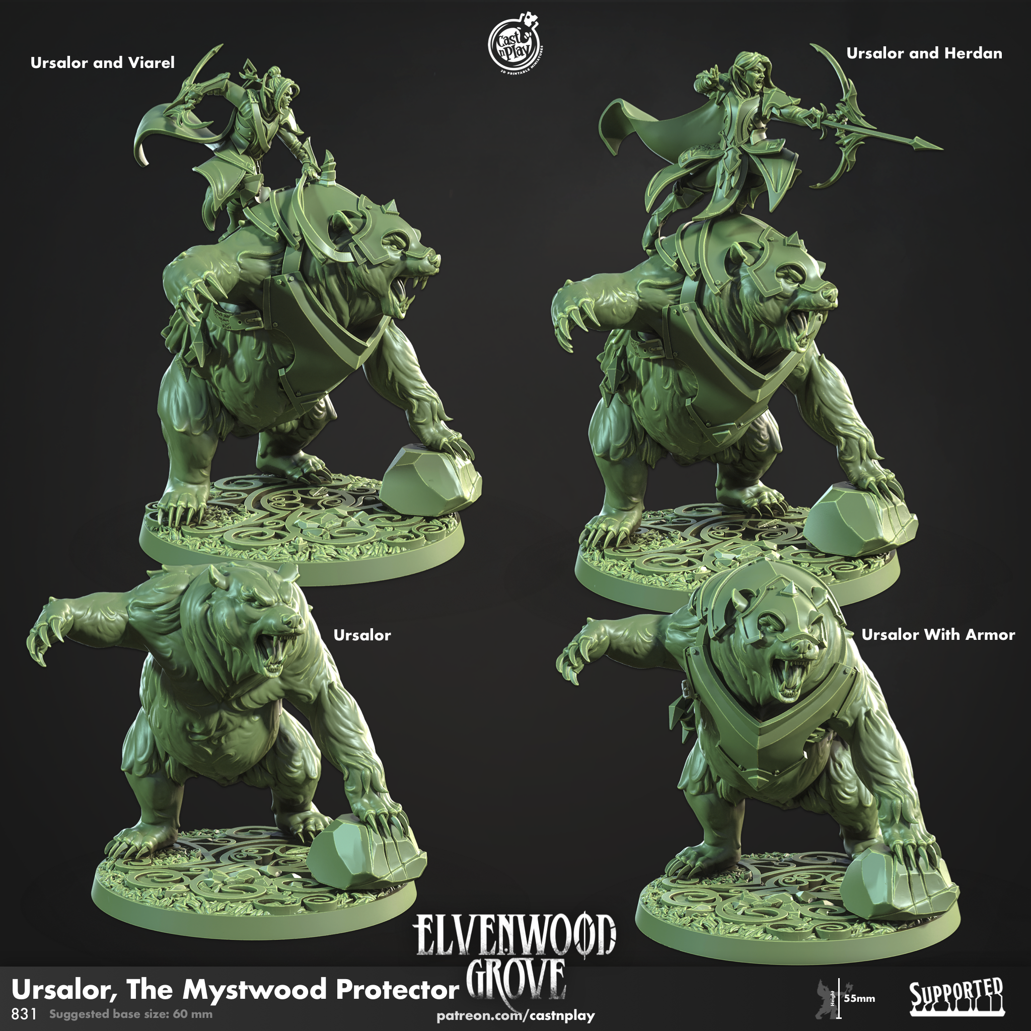 Ursalor, The Mystwood Protector - aus der Reihe Elvenwood Grove von Cast n Play