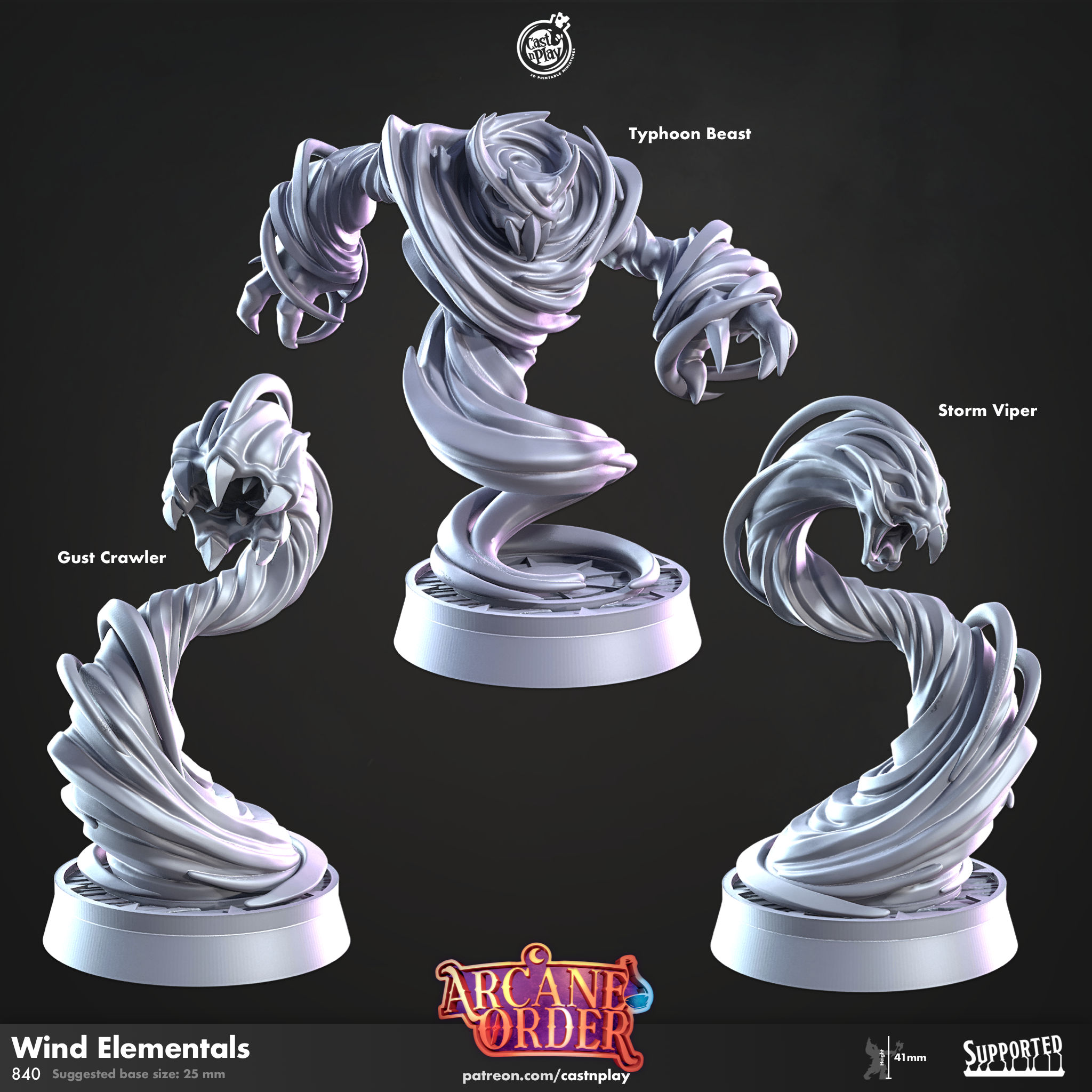 Wind Elementals - aus der Reihe Arcane Order von Cast n Play
