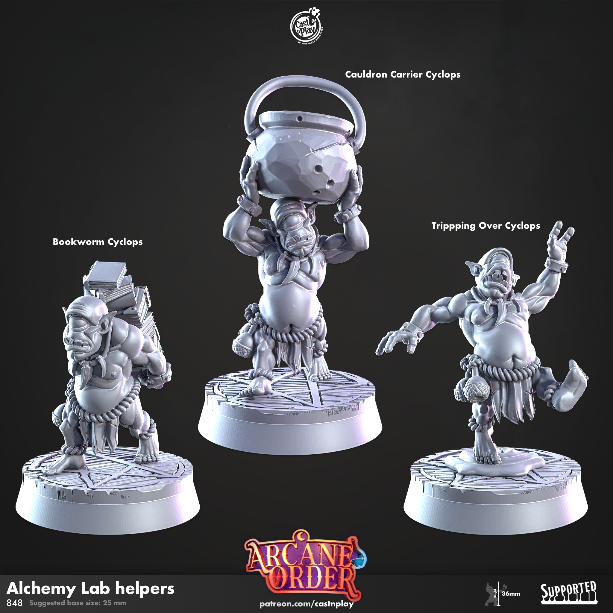 Alchemy Lab helpers - Arcane Order - Cast n Play