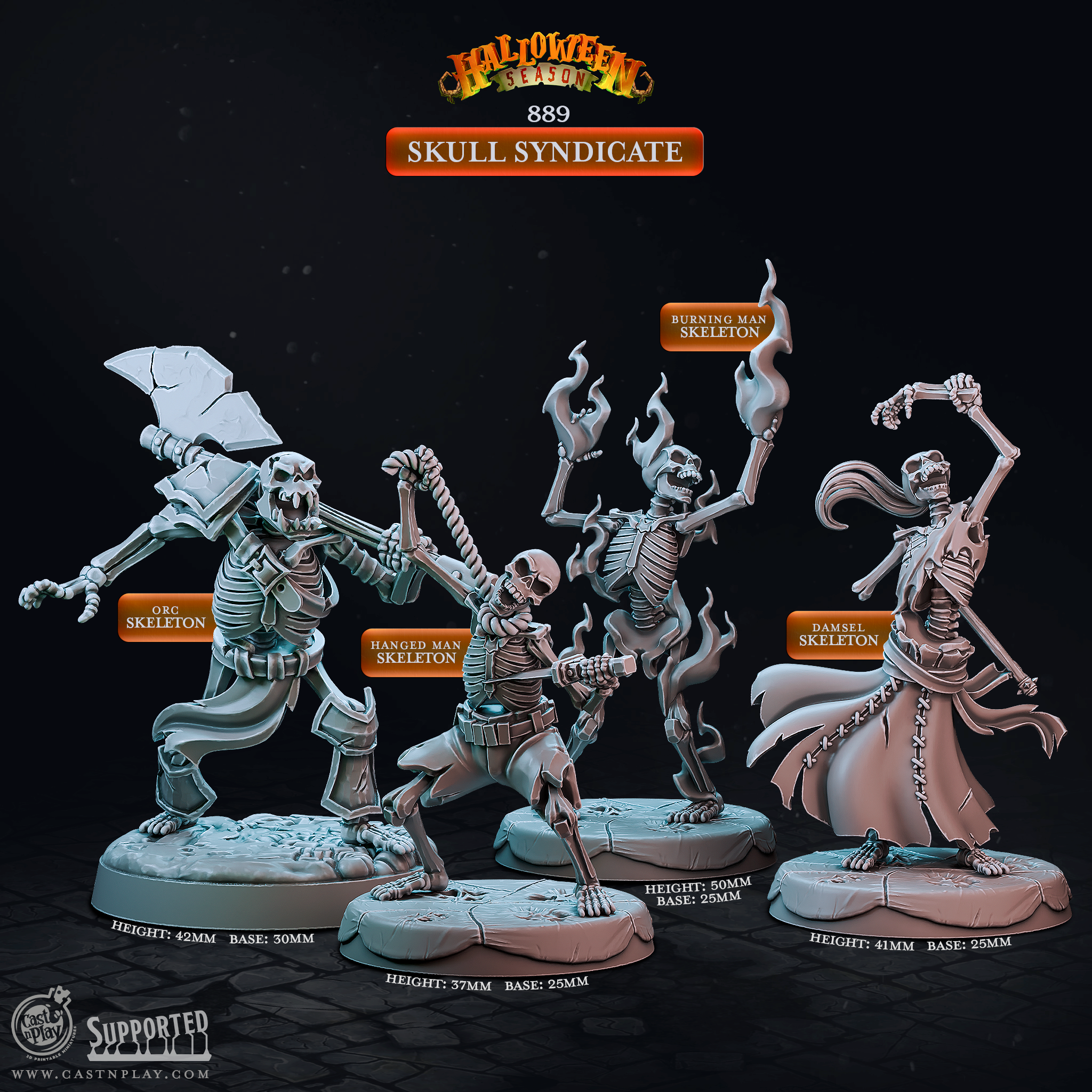 Skull Syndicate - Halloween Season - Cast n Play