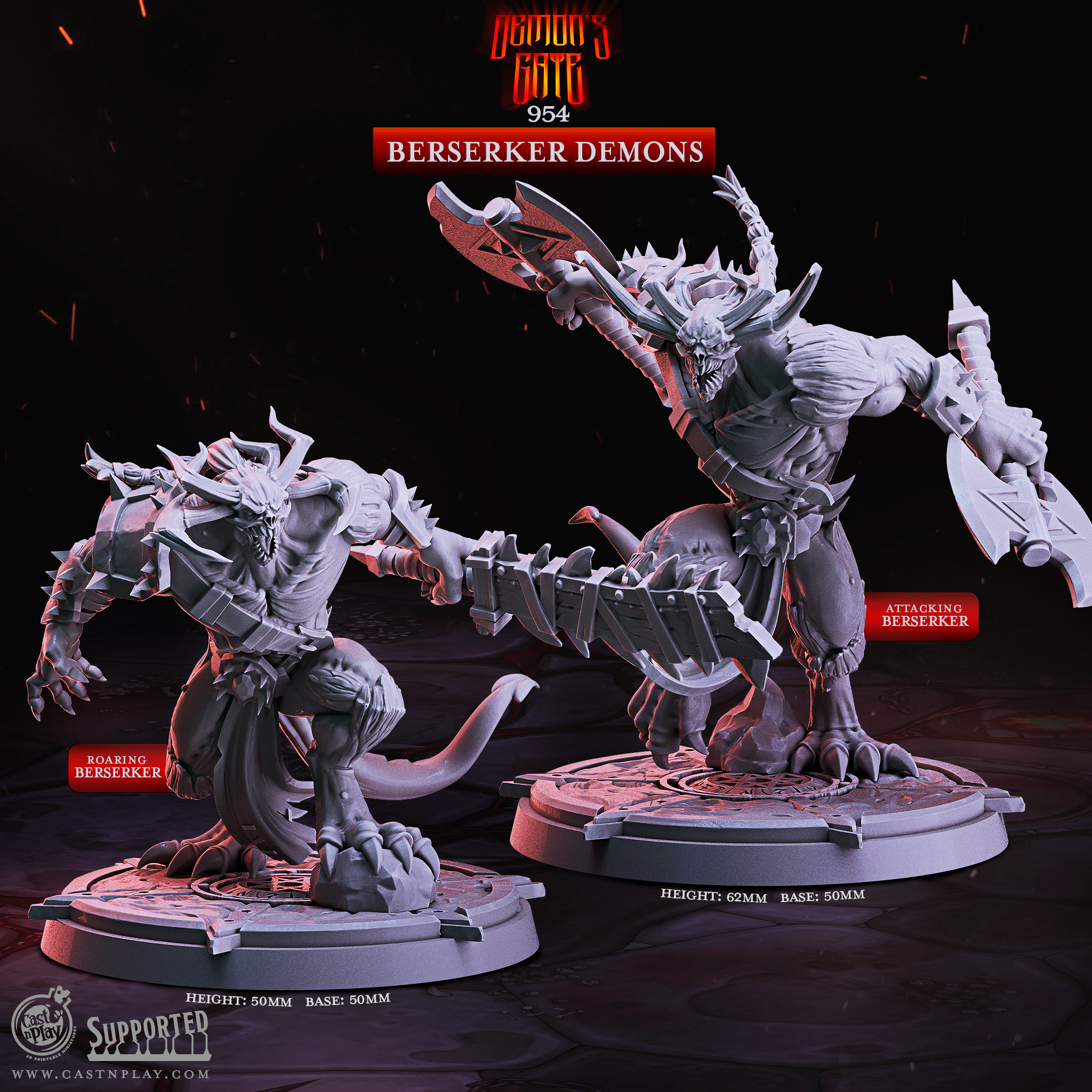 Berserker Demons - de la série Demons Gate de Cast n Play