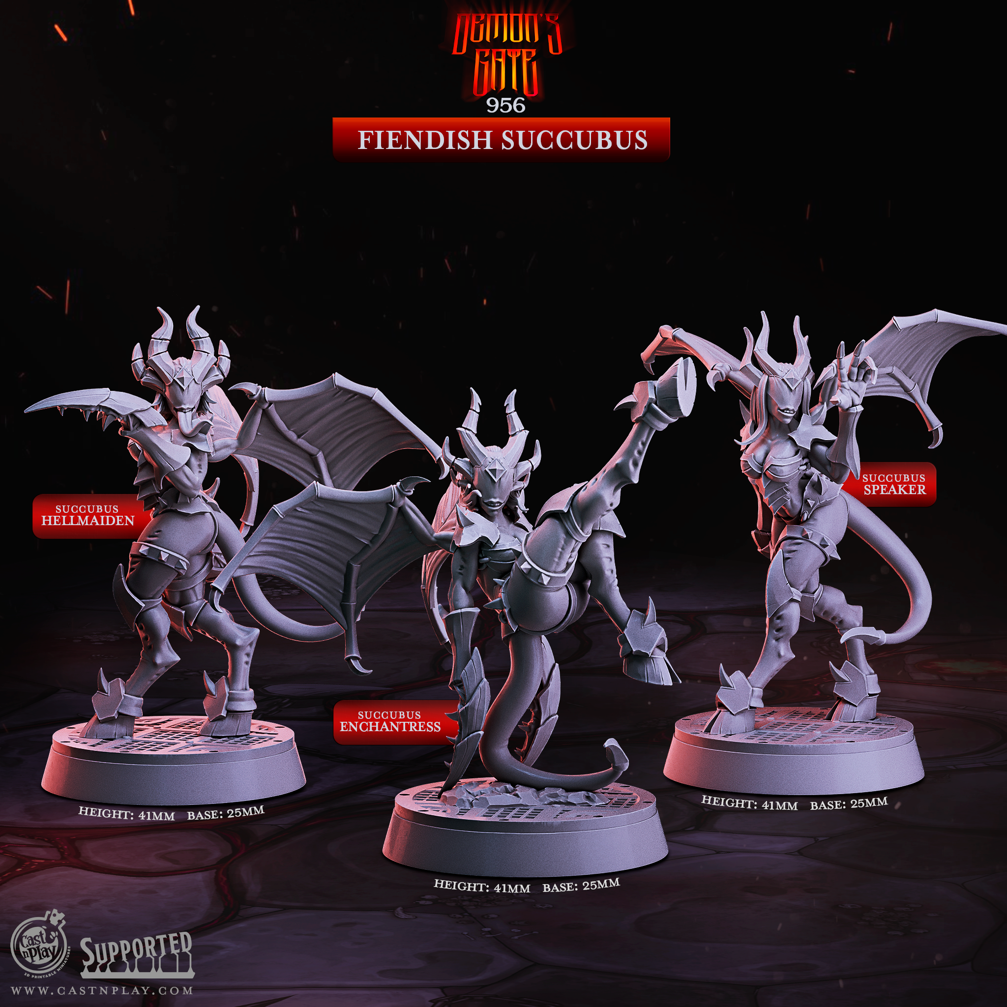Fiendish Succubus - de la série Demons Gate par Cast n Play
