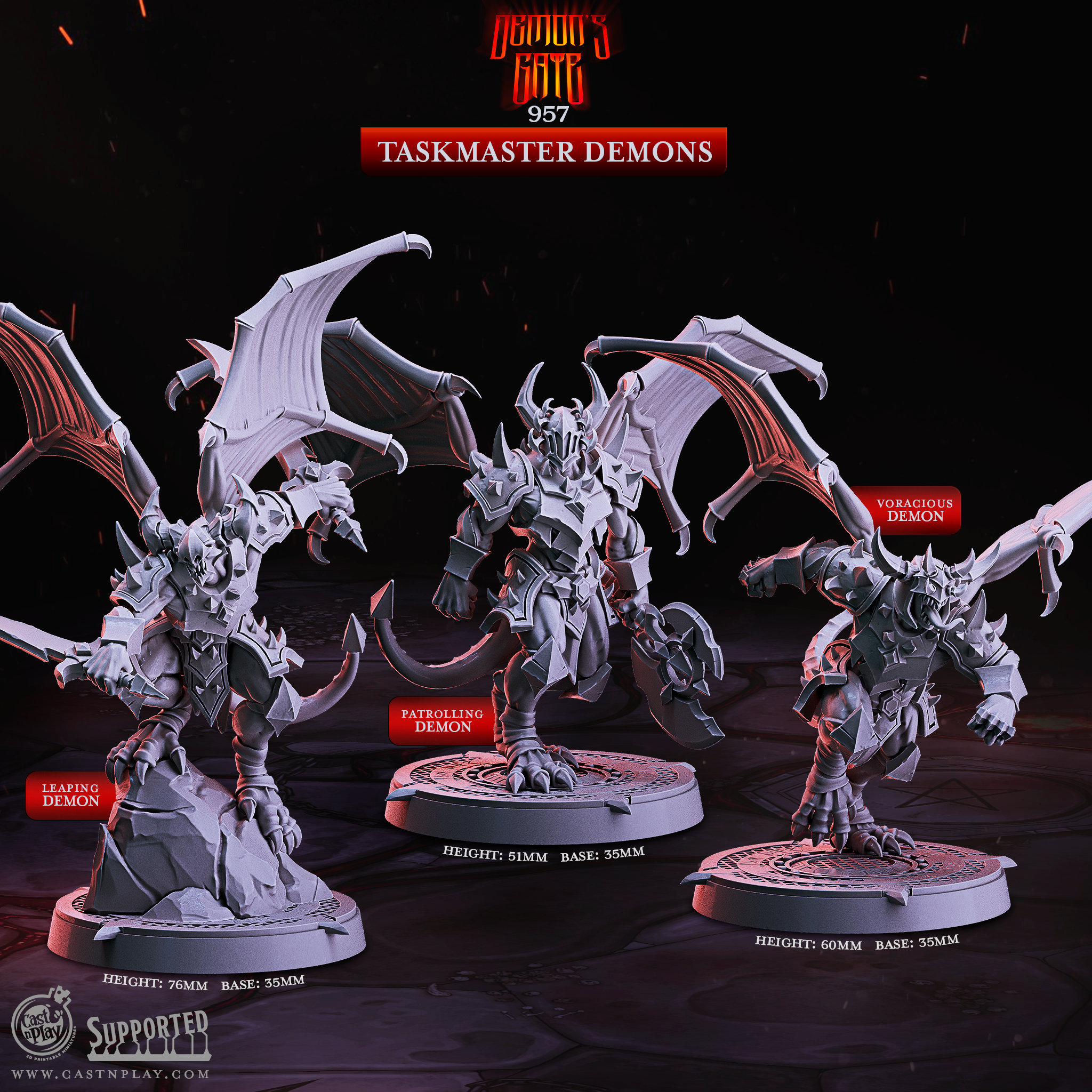 Taskmaster Demons - de la série Demons Gate de Cast n Play