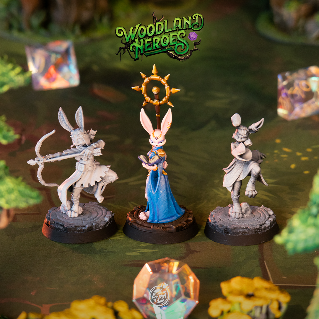 Owlfolk Allies - from the Woodland Heroes series by Cast n Play